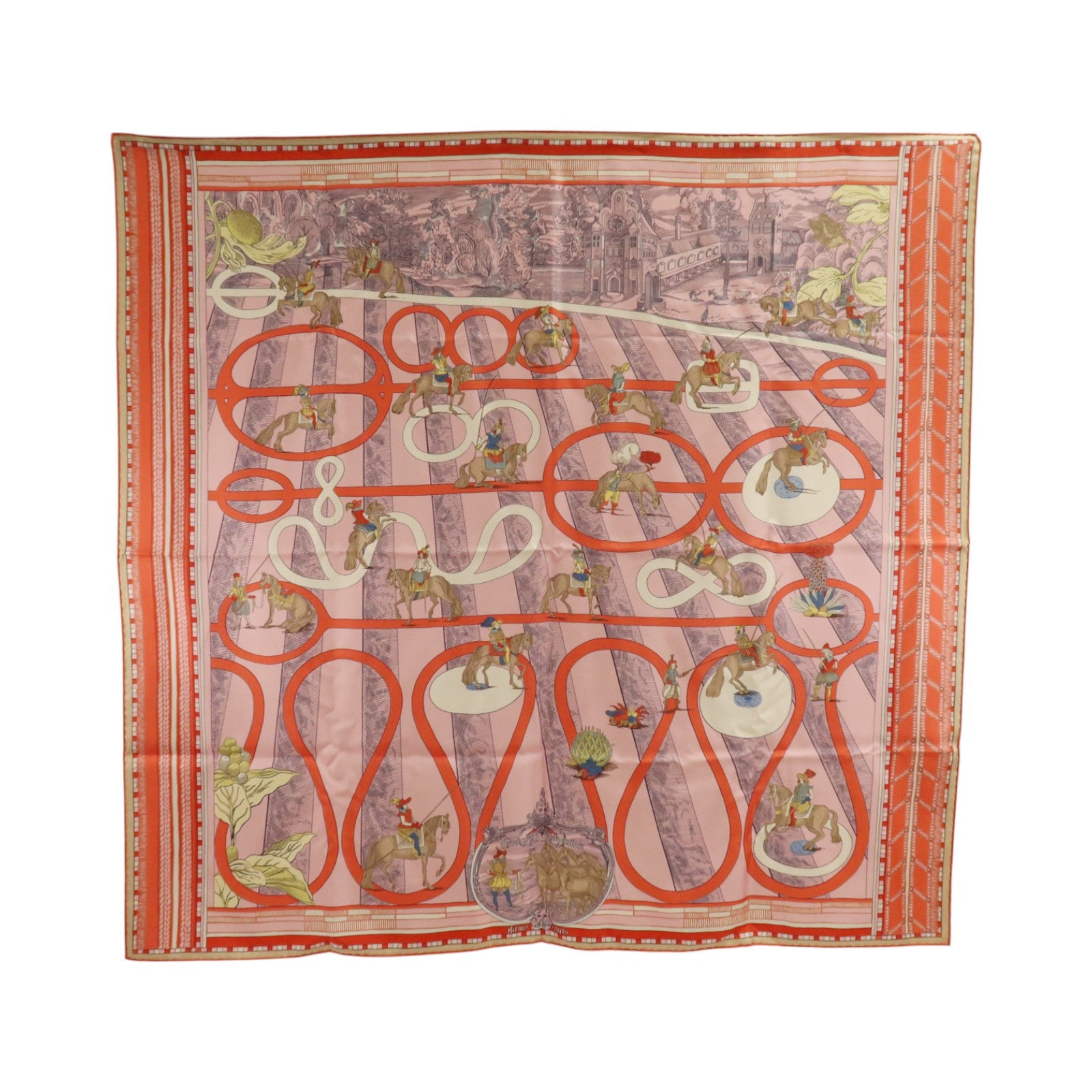 HERMES 絲質Scarf 90x90cm絲巾