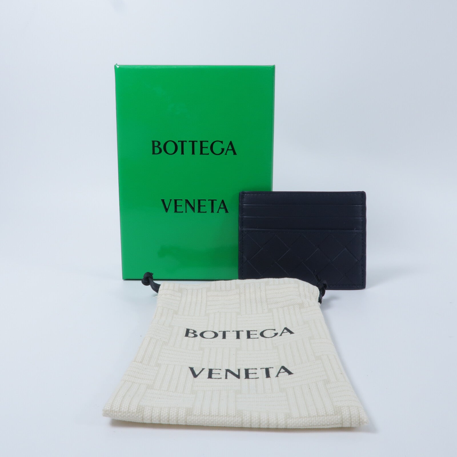 BOTTEGA VENETA 牛皮皮革Intrecciato Card Holder卡片套