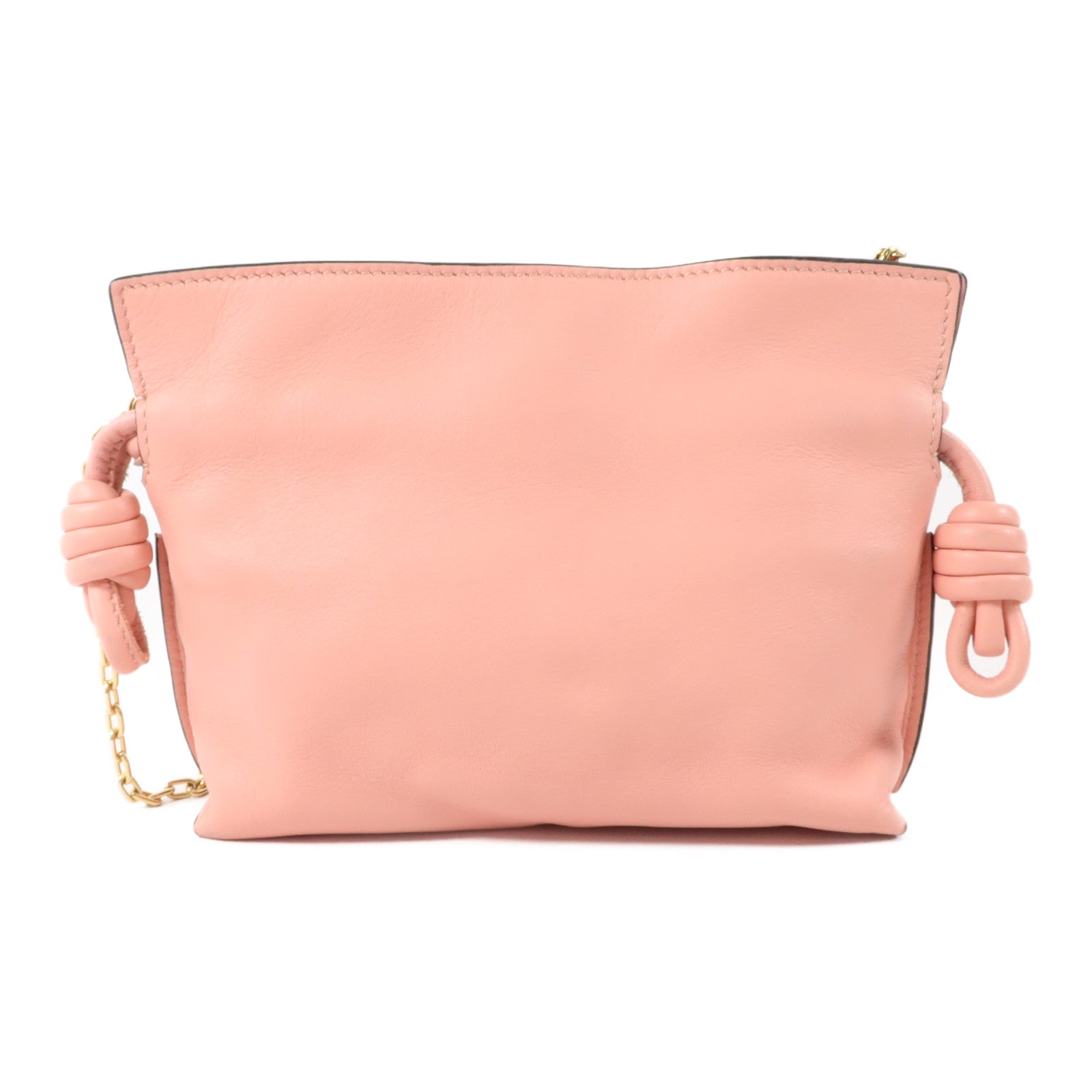 LOEWE 牛皮皮革Nano Flamenco鏈帶肩背袋