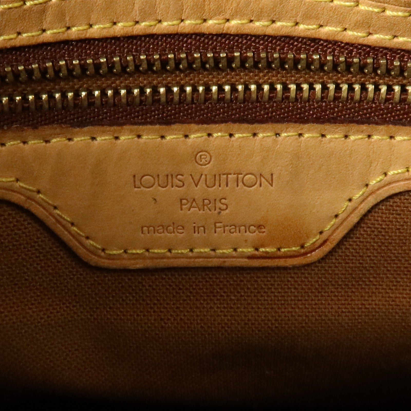 LOUIS VUITTON Monogram Vavin GM金扣肩背袋/手挽袋棕色