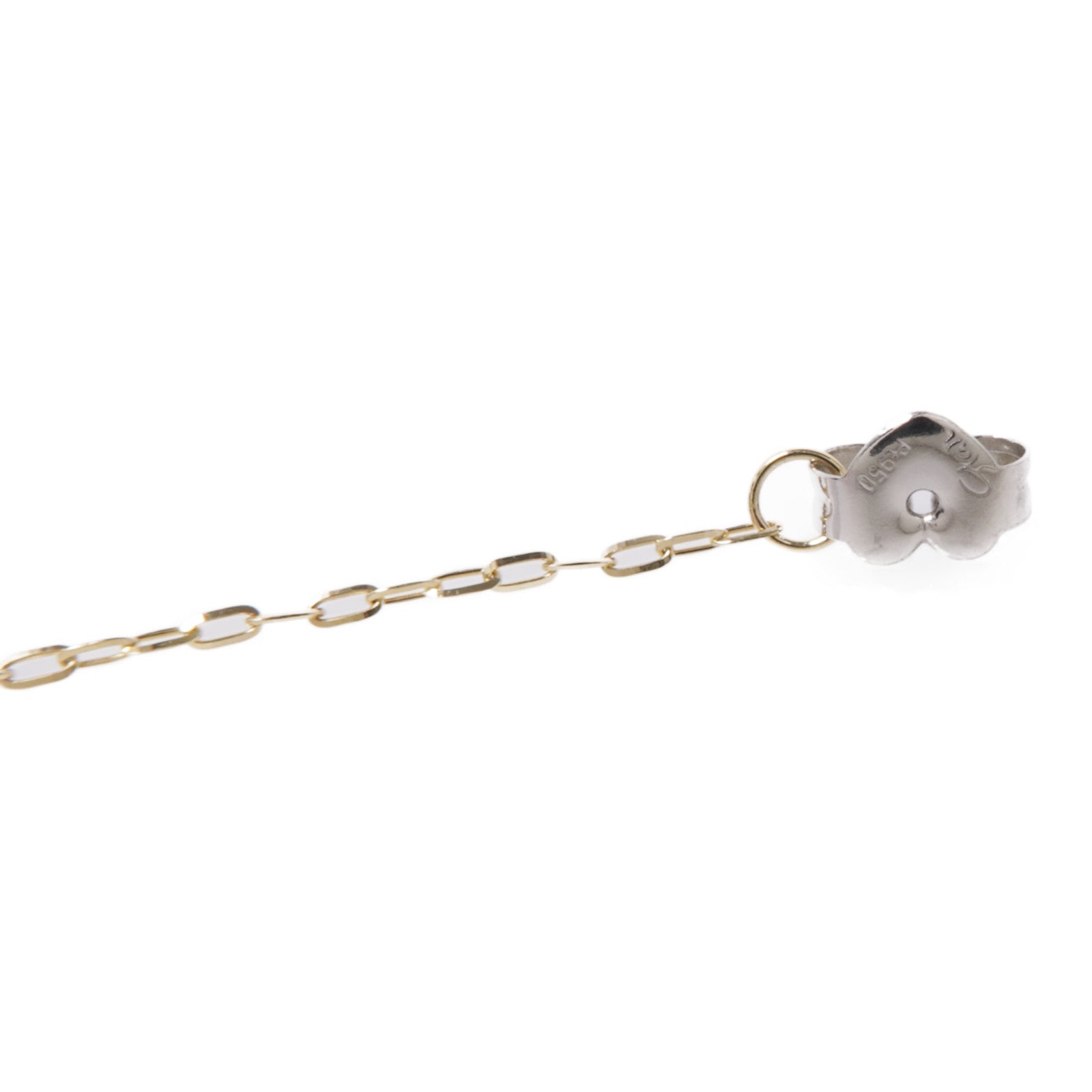 JEWELRY PT950鉑金/18K黃金Single Diamond Earring鑽石耳環