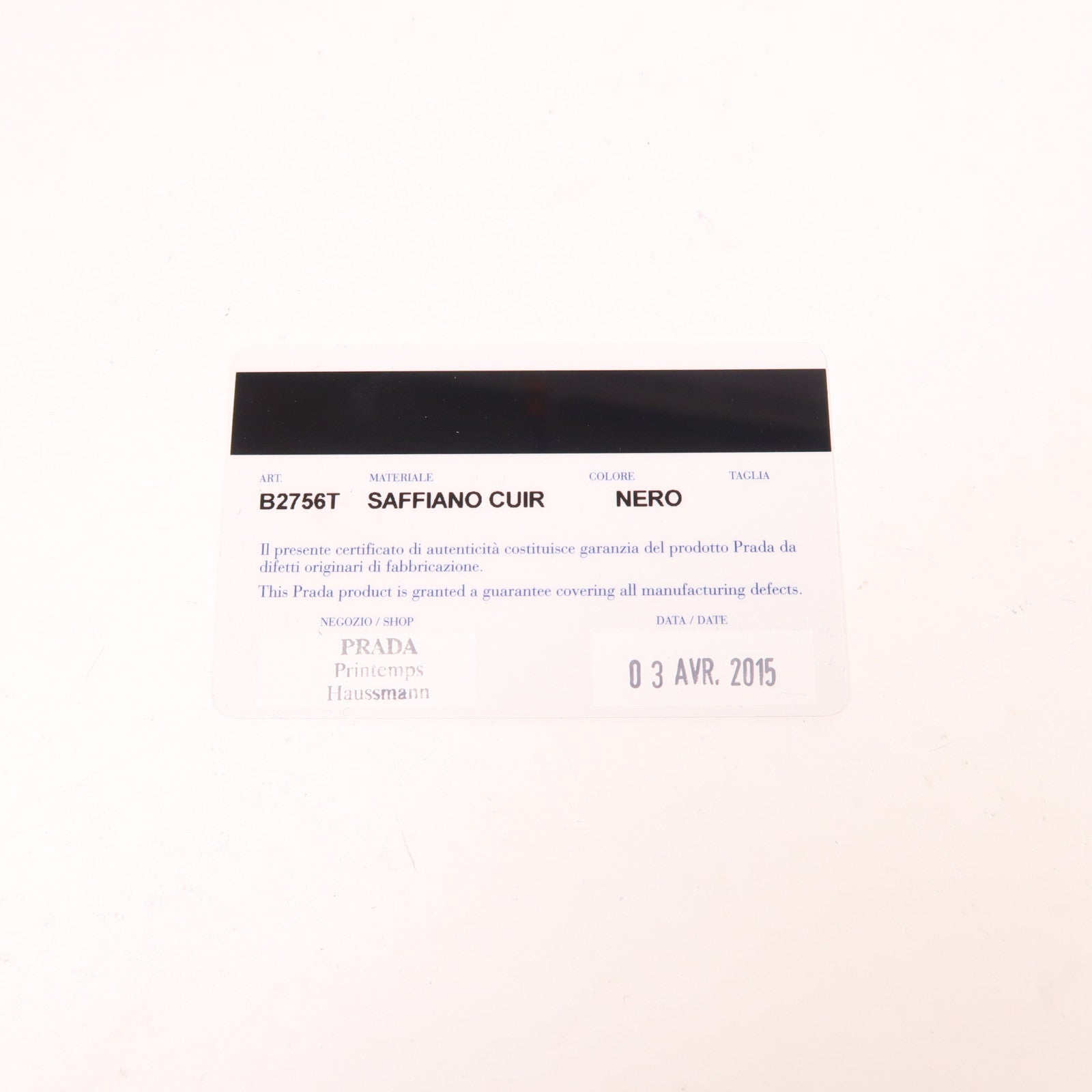 PRADA Saffiano皮革2 Way Shoulder金扣手挽肩背兩用袋