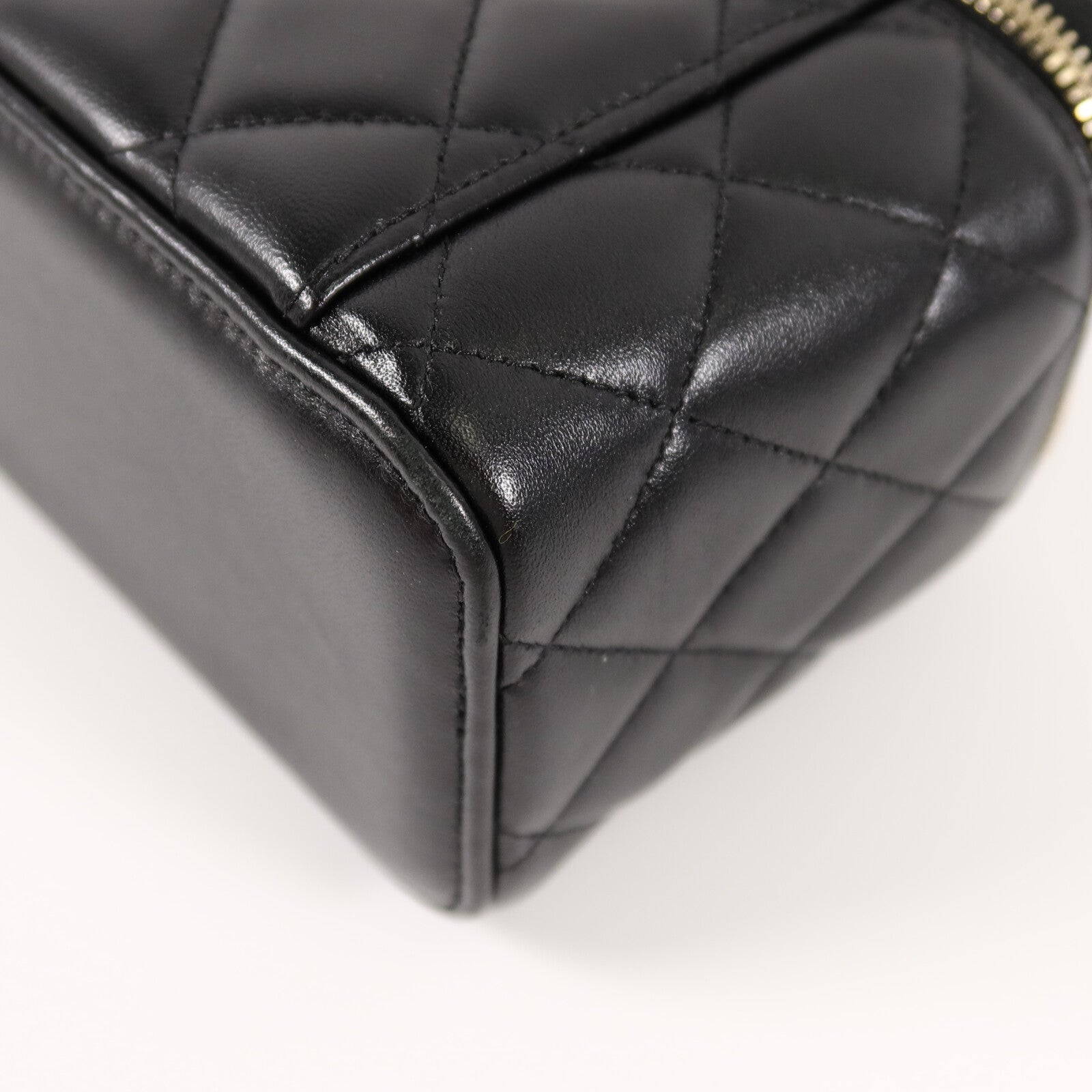 CHANEL 羊皮皮革Top Handle Vanity Case手挽肩背兩用袋