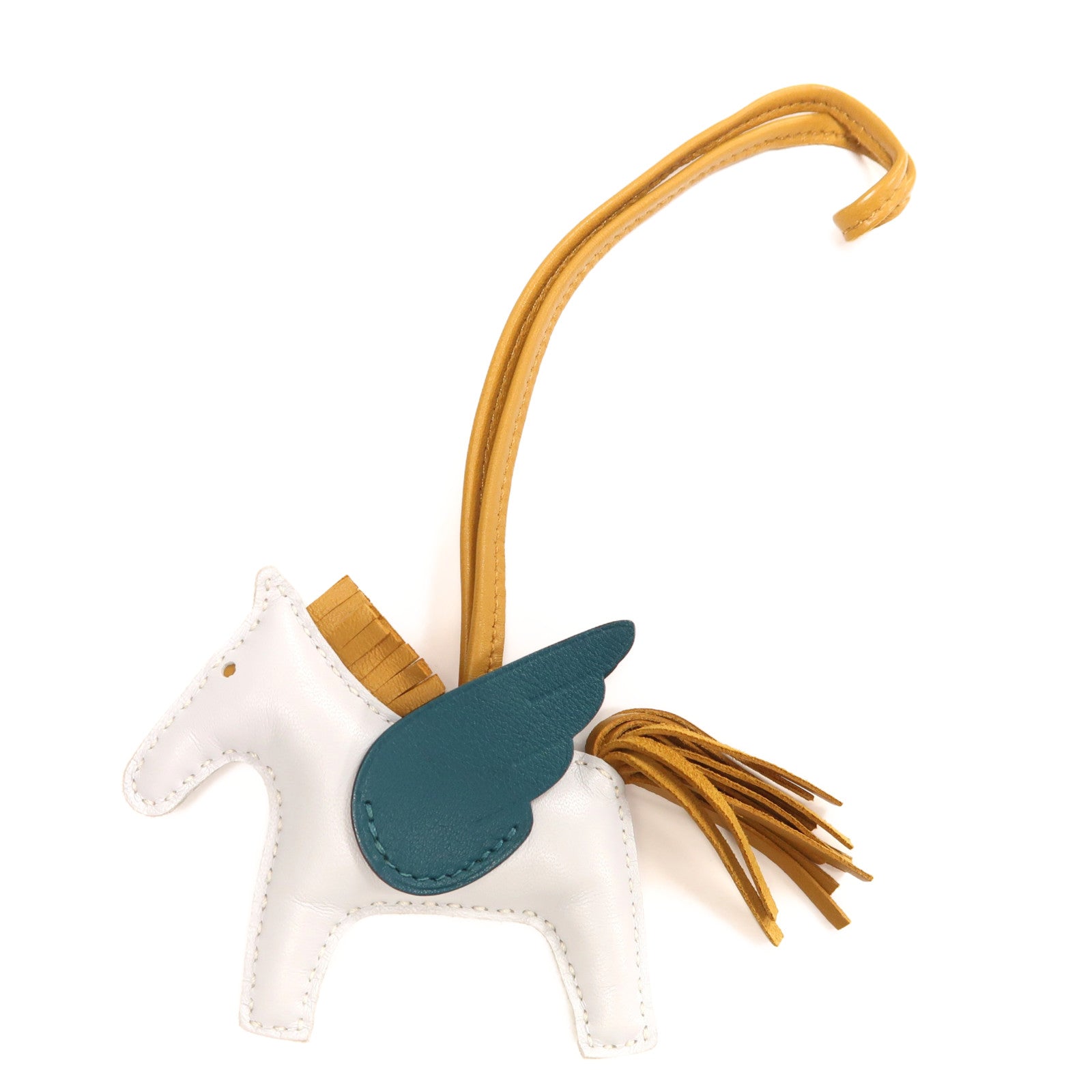 HERMES Swift皮革Rodeo Pegase PM掛飾