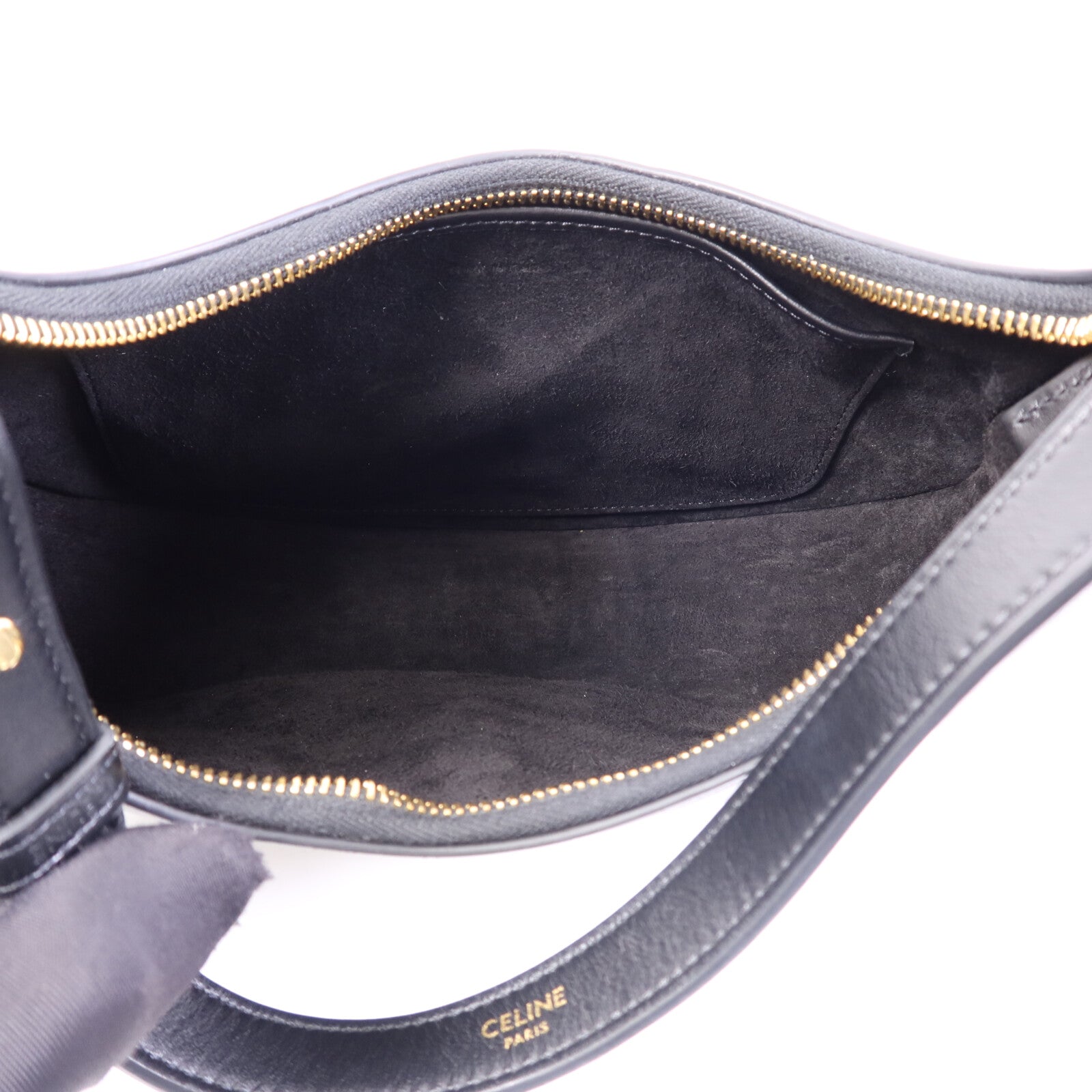 CELINE 牛皮皮革Ava Medium金扣肩背袋