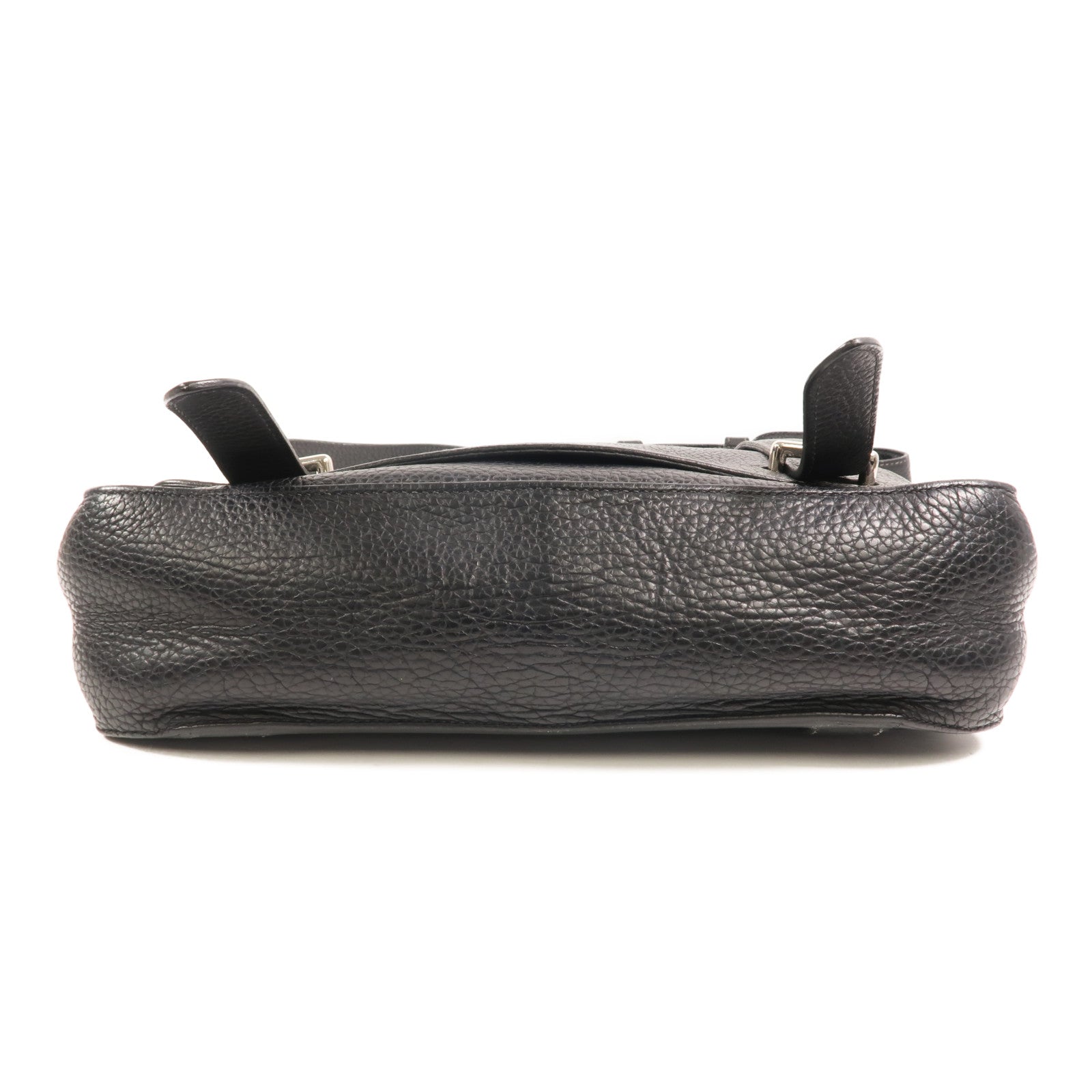 HERMES Clemence皮革Steve 27肩背袋Noir