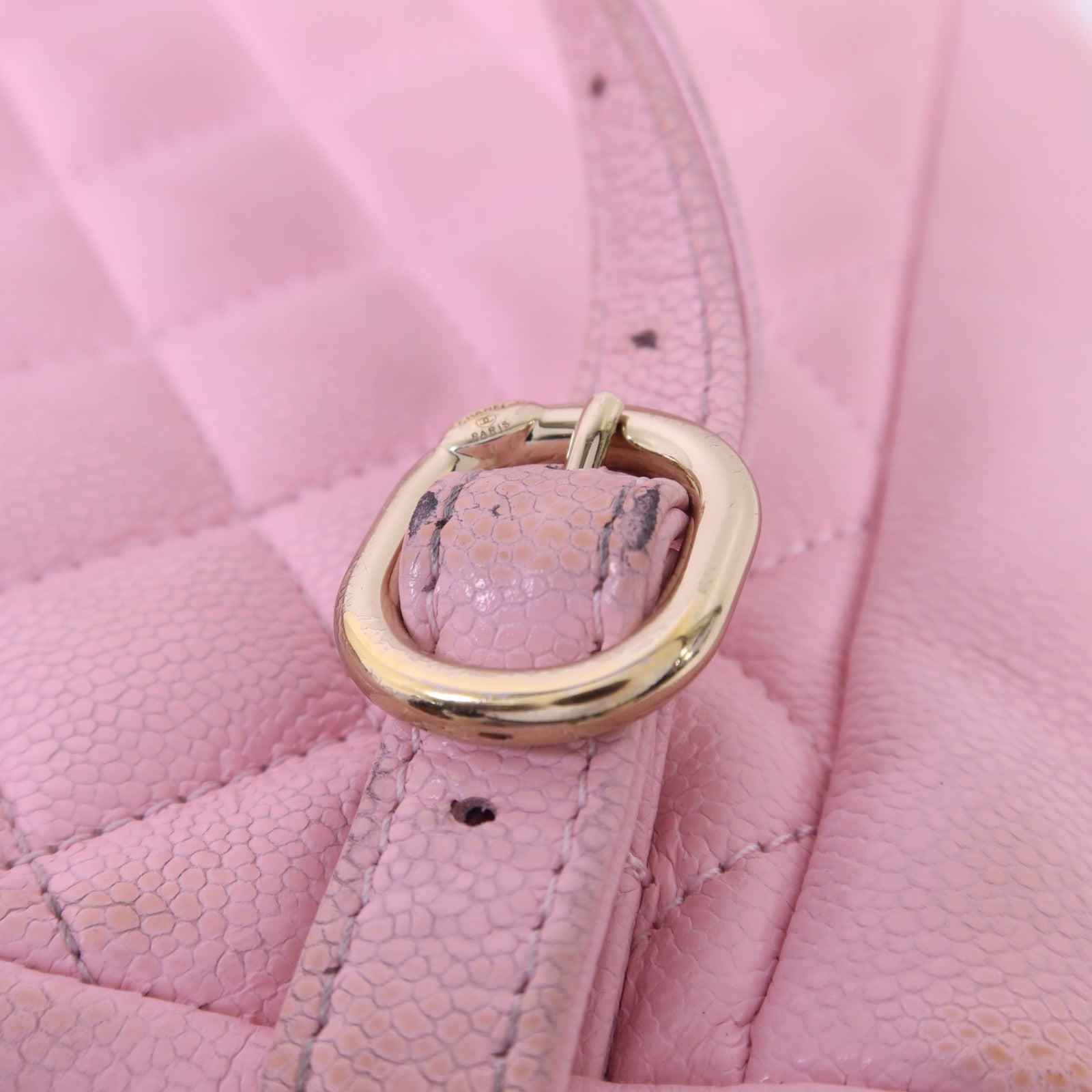 CHANEL 牛皮皮革Duma Backpack金扣背包