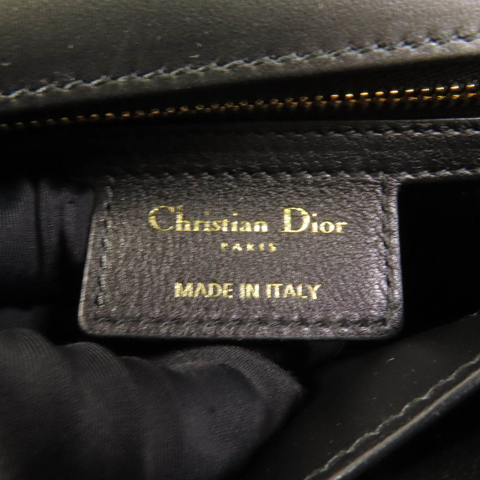 Dior 牛皮皮革Dior Caro Medium金扣鏈帶肩背袋