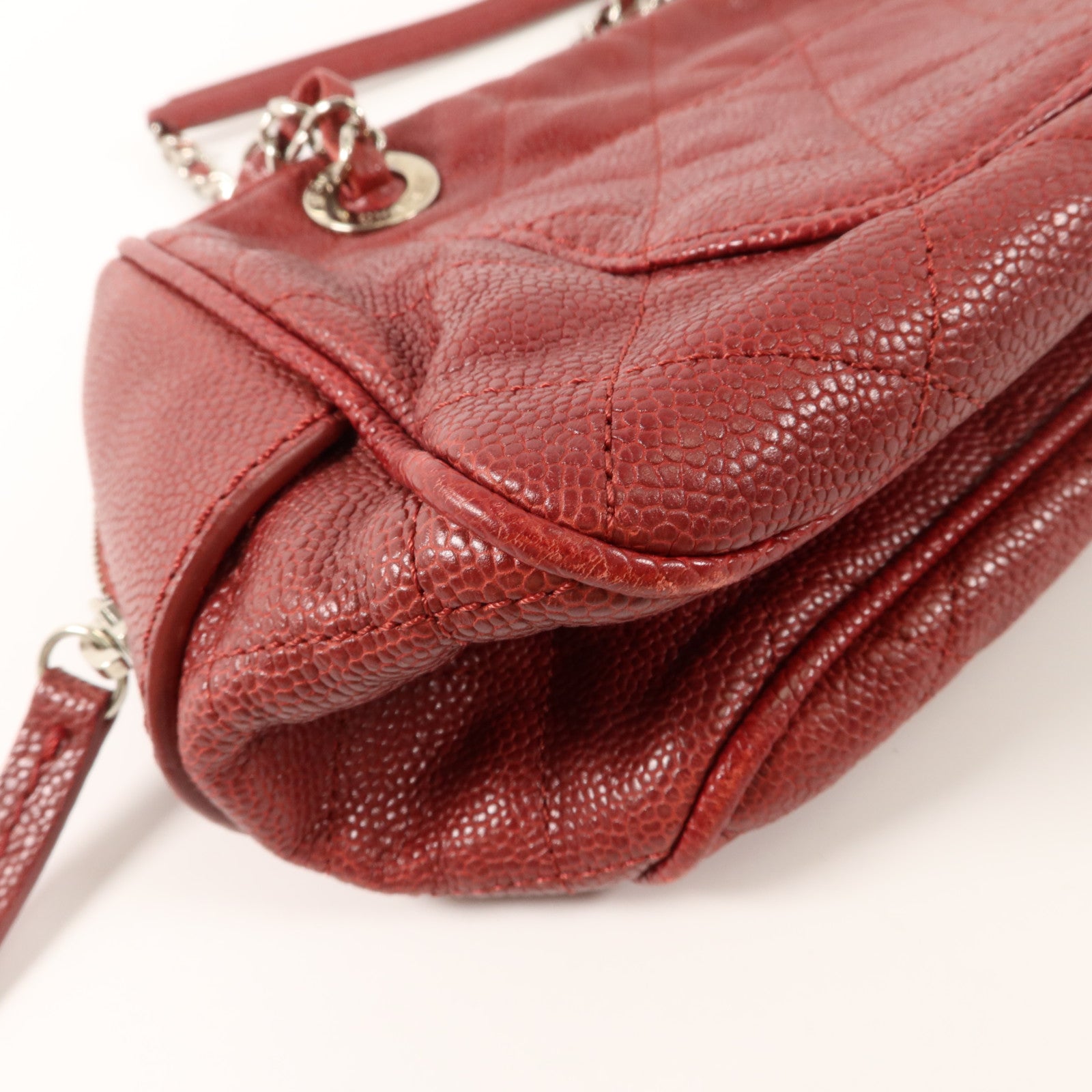 CHANEL 牛皮皮革Shoulder Bag鏈帶肩背袋
