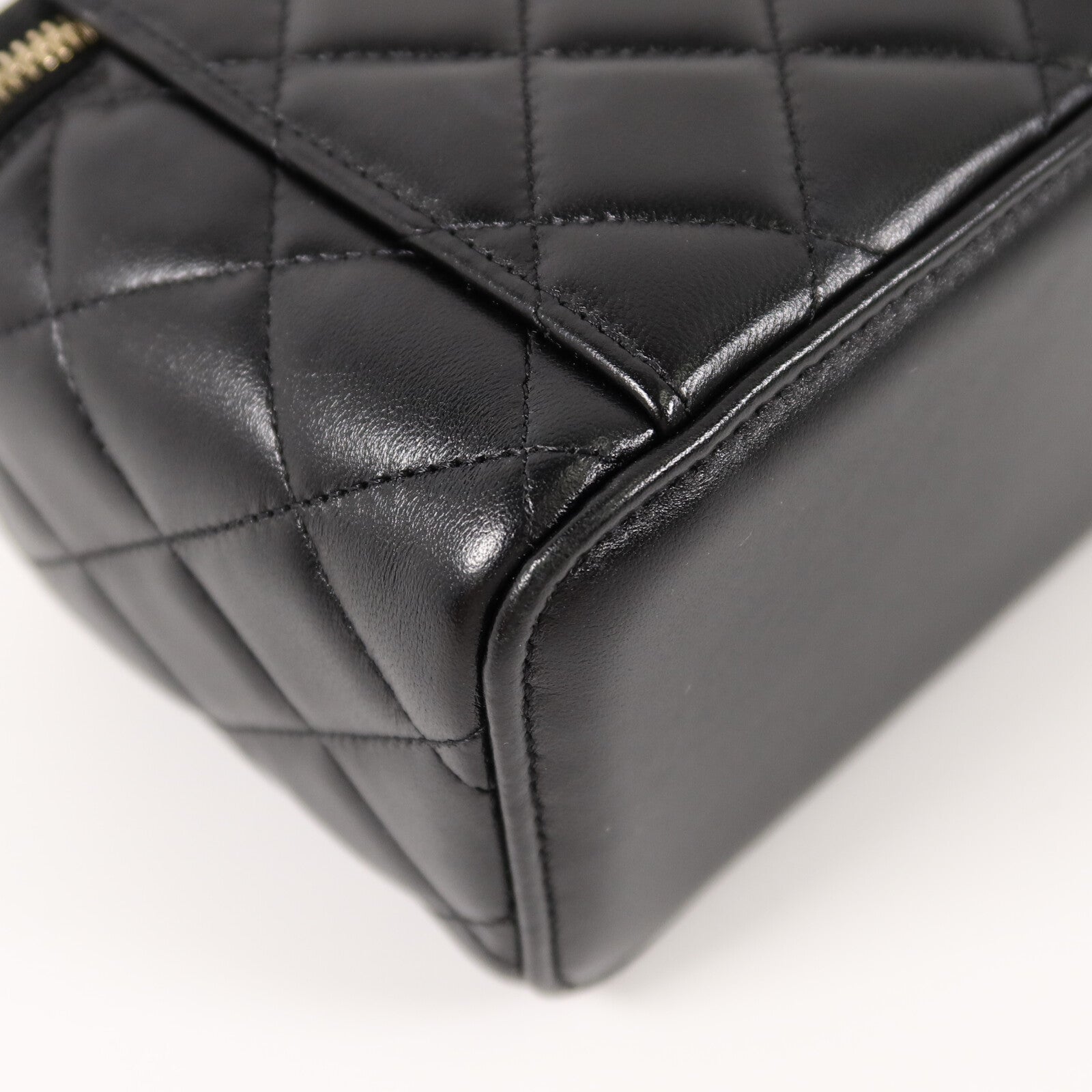 CHANEL 羊皮皮革Top Handle Vanity Case手挽肩背兩用袋