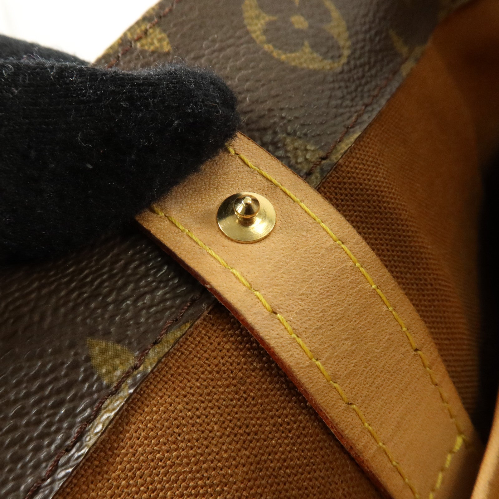 LOUIS VUITTON Monogram Vavin GM金扣肩背袋/手挽袋棕色