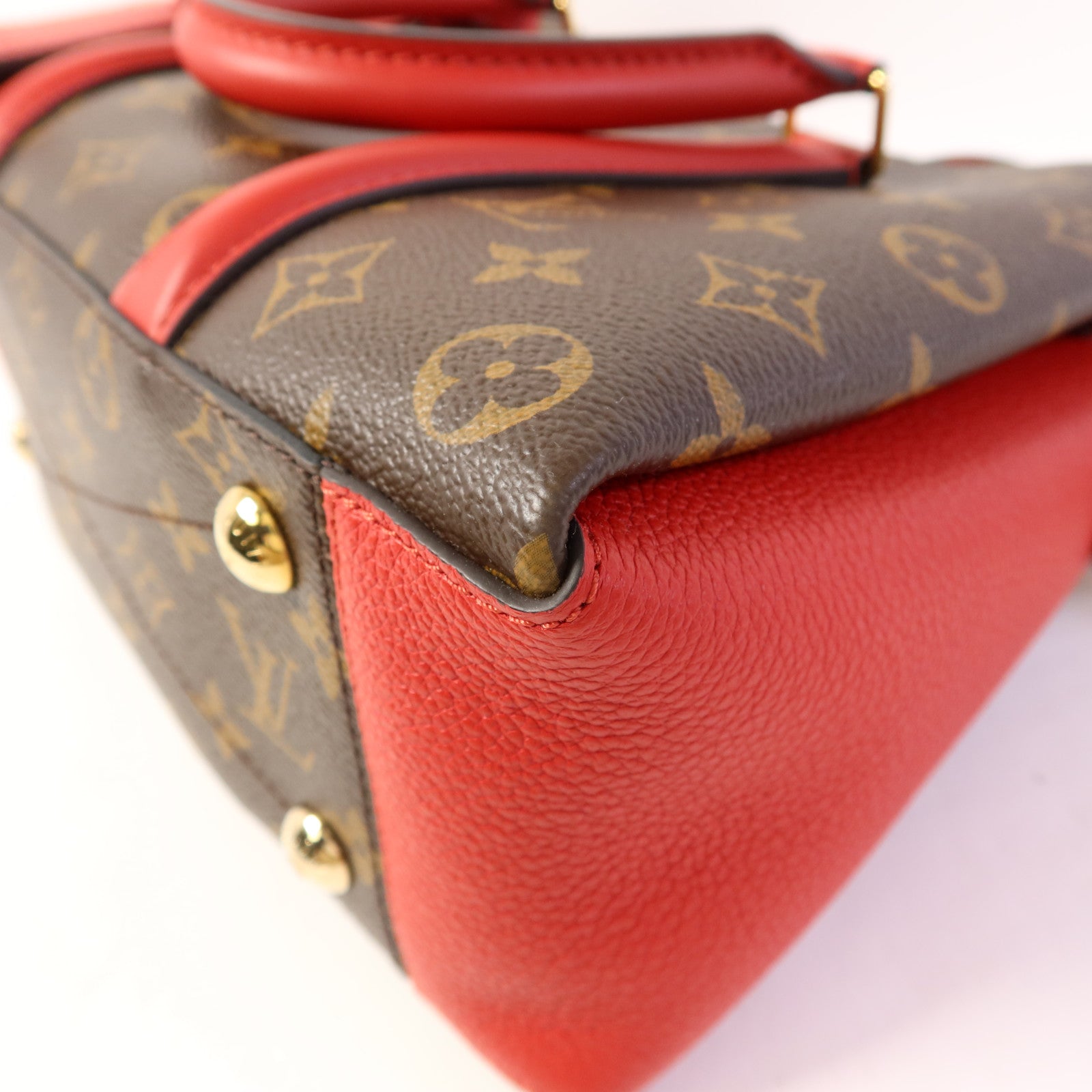 LOUIS VUITTON Monogram Soufflot BB金扣手挽肩背兩用袋