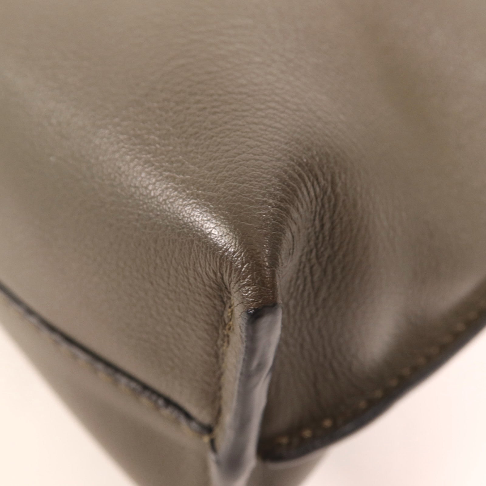 LOEWE 牛皮皮革Flamenco Clutch M金扣肩背袋