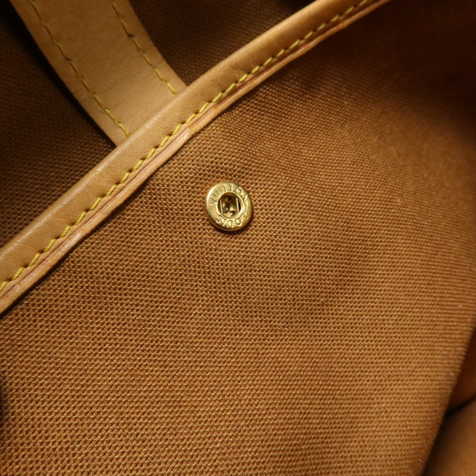 LOUIS VUITTON Monogram Vavin GM金扣肩背袋/手挽袋棕色