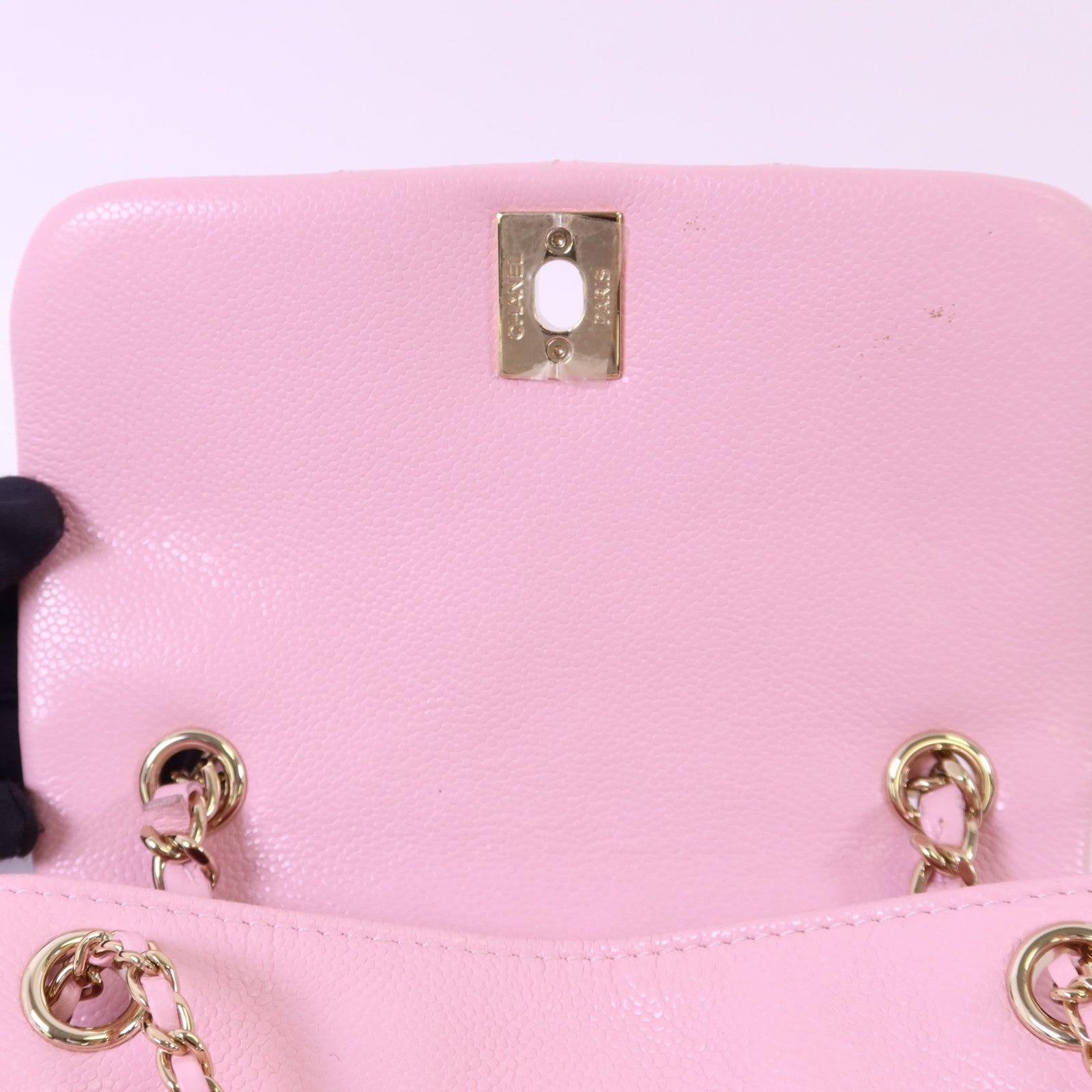 CHANEL 牛皮皮革Duma Backpack金扣背包