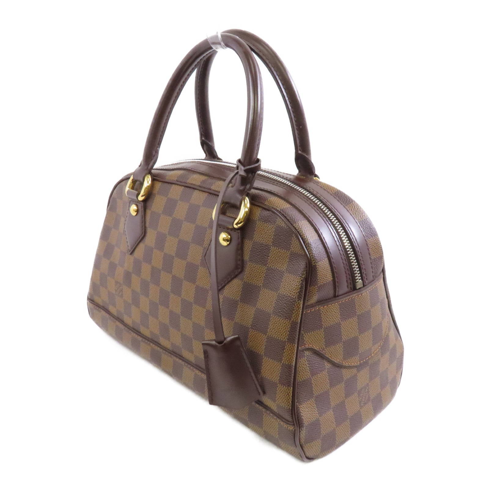 LOUIS VUITTON (PRICE DOWN) LV GHW Ebene Duomo Handbag N60008 Damier Brown