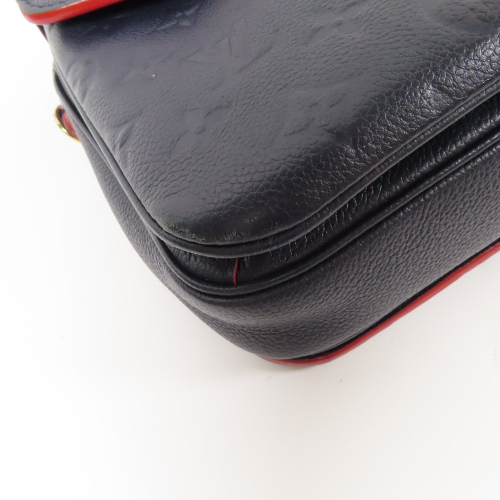 LOUIS VUITTON Monogram Empreinte Pochette Metis金扣手挽肩背兩用袋