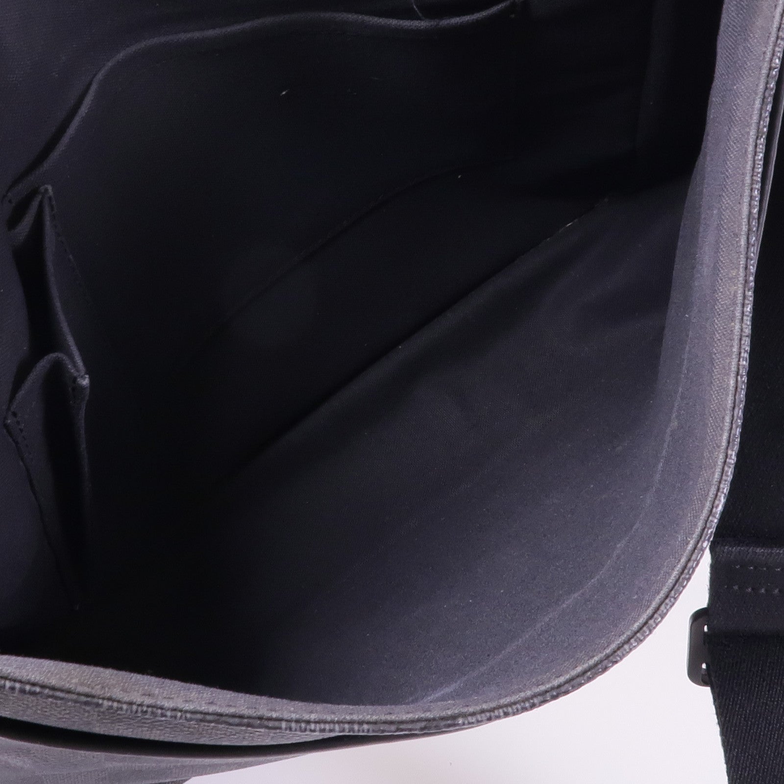 LOUIS VUITTON Damier Graghite Daniel MM銀扣肩背袋