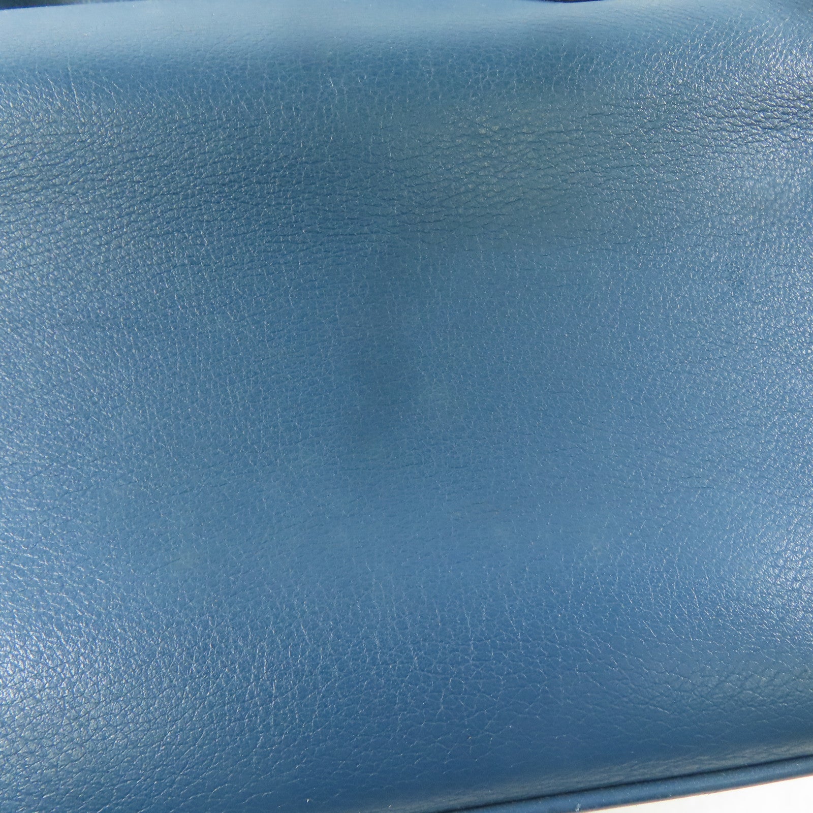 HERMES Swift皮革Toolbox銀扣手挽肩背兩用袋Bleu Agate/藍色