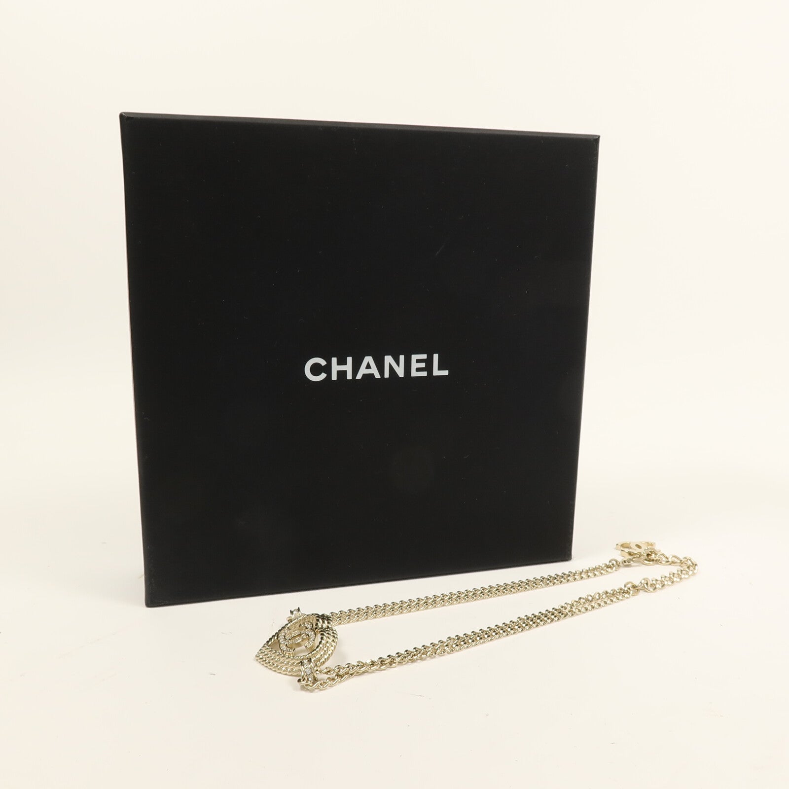 CHANEL 金屬Heart Necklace項鍊