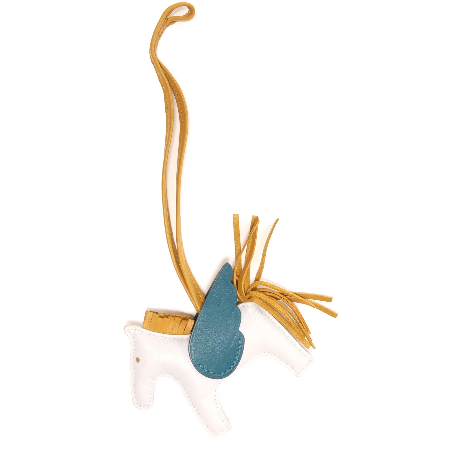 HERMES Swift皮革Rodeo Pegase PM掛飾