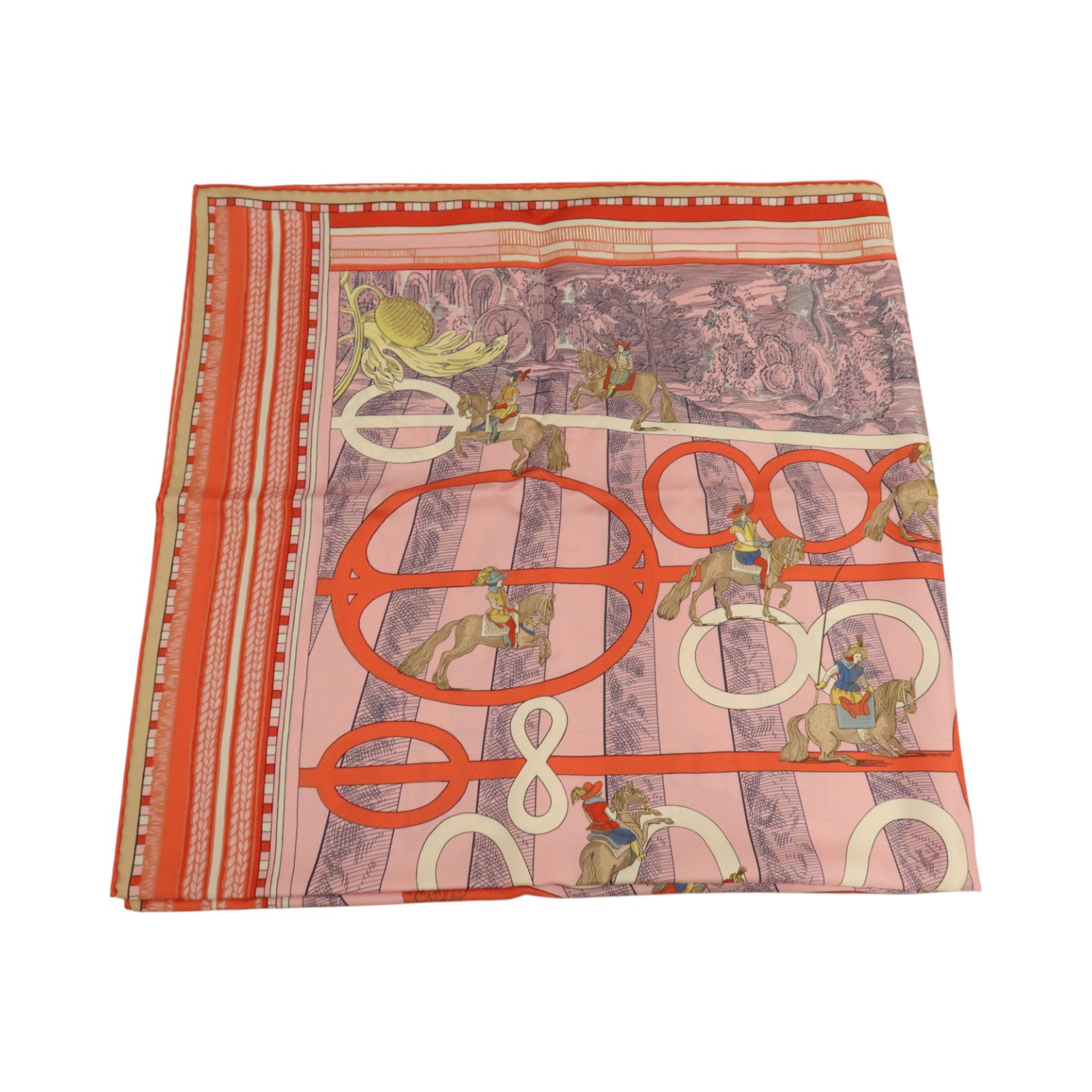 HERMES 絲質Scarf 90x90cm絲巾