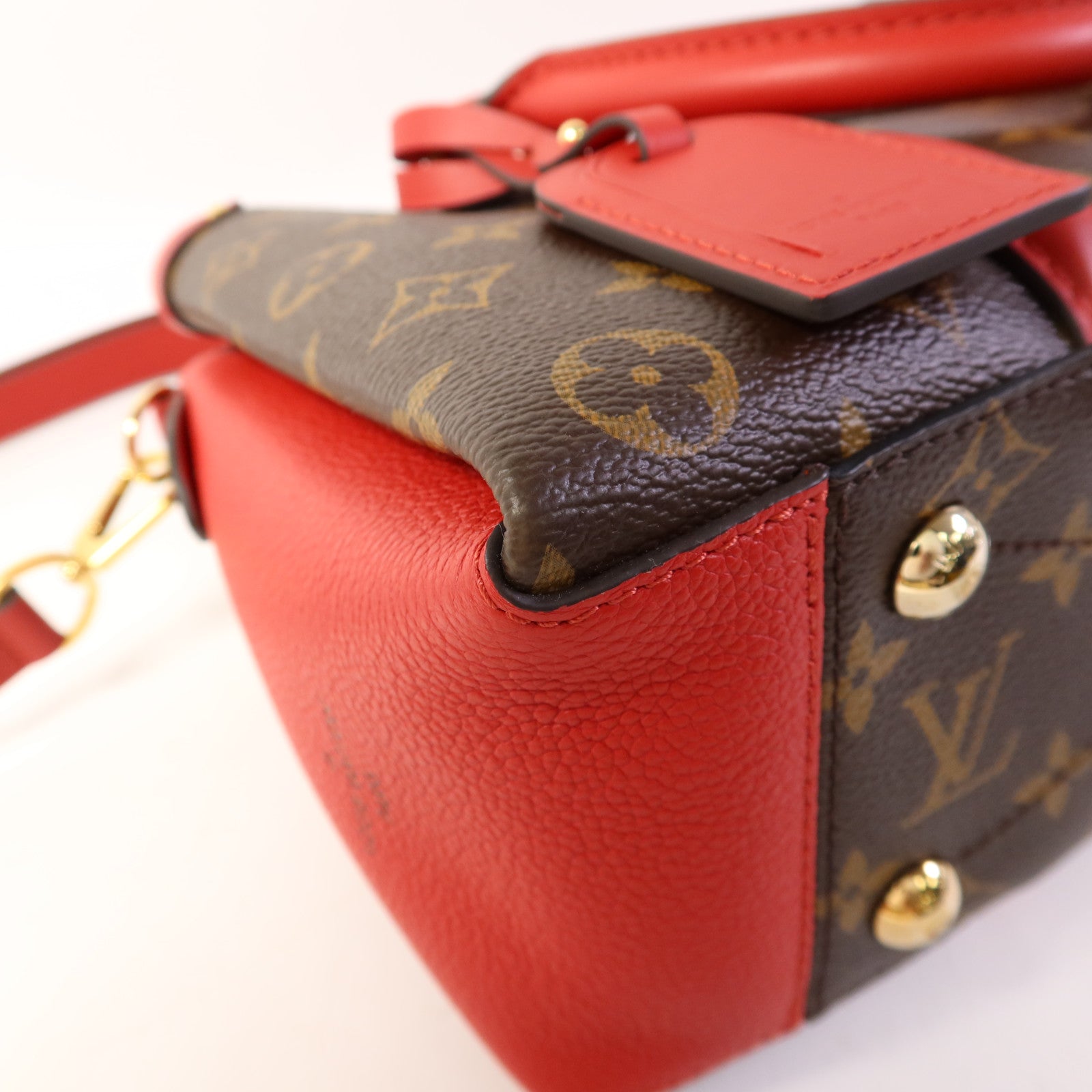 LOUIS VUITTON Monogram Soufflot BB金扣手挽肩背兩用袋