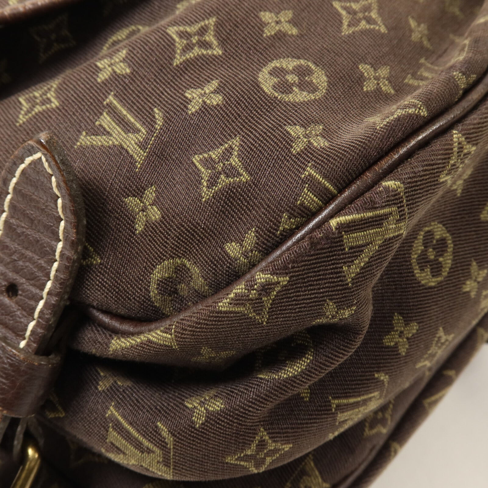 LOUIS VUITTON Monogram Mini Lin Saumur肩背袋