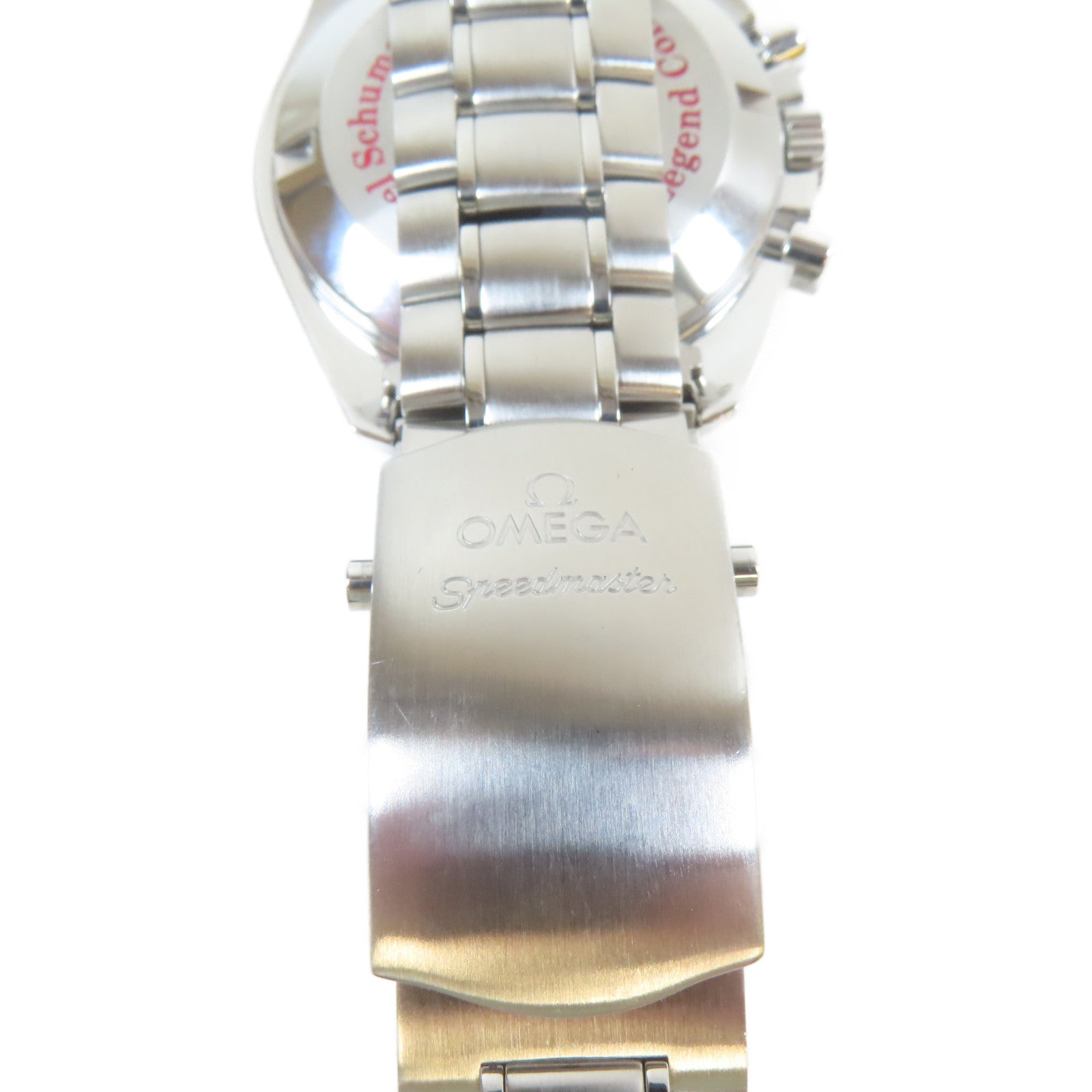 OMEGA Speedmaster不鏽鋼手錶自動機芯紅色