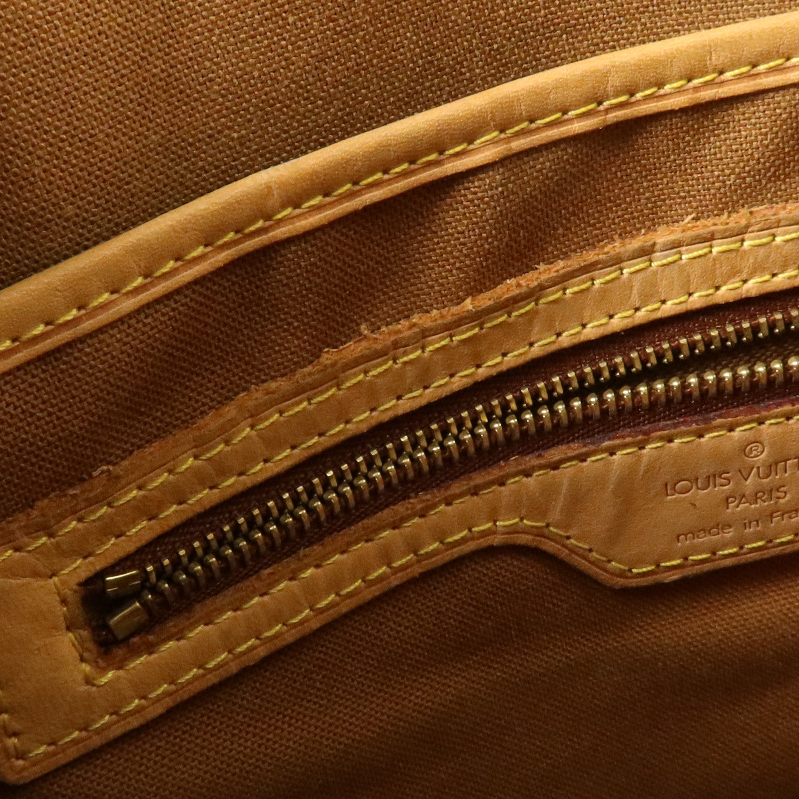 LOUIS VUITTON Monogram Vavin GM金扣肩背袋/手挽袋棕色
