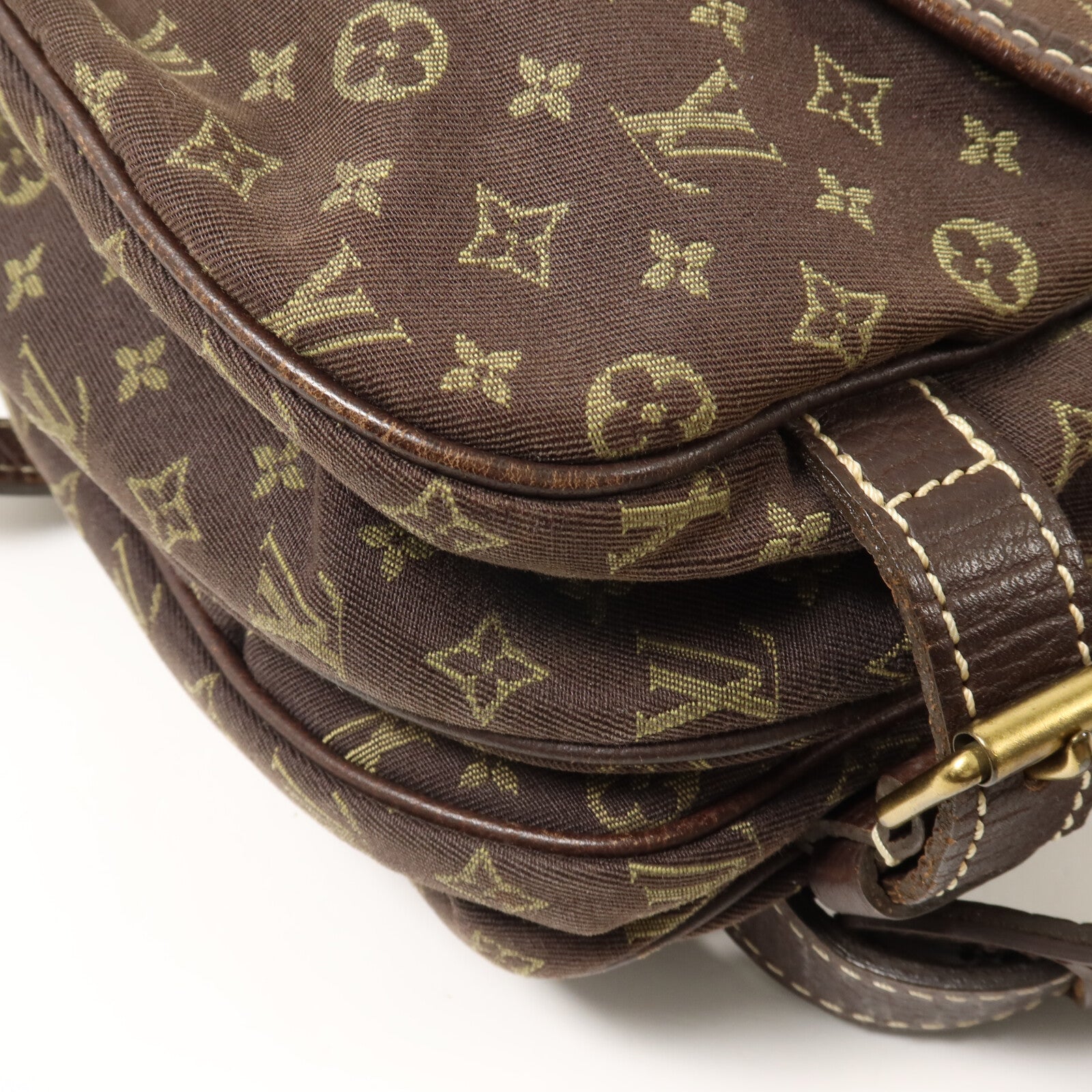 LOUIS VUITTON Monogram Mini Lin Saumur肩背袋