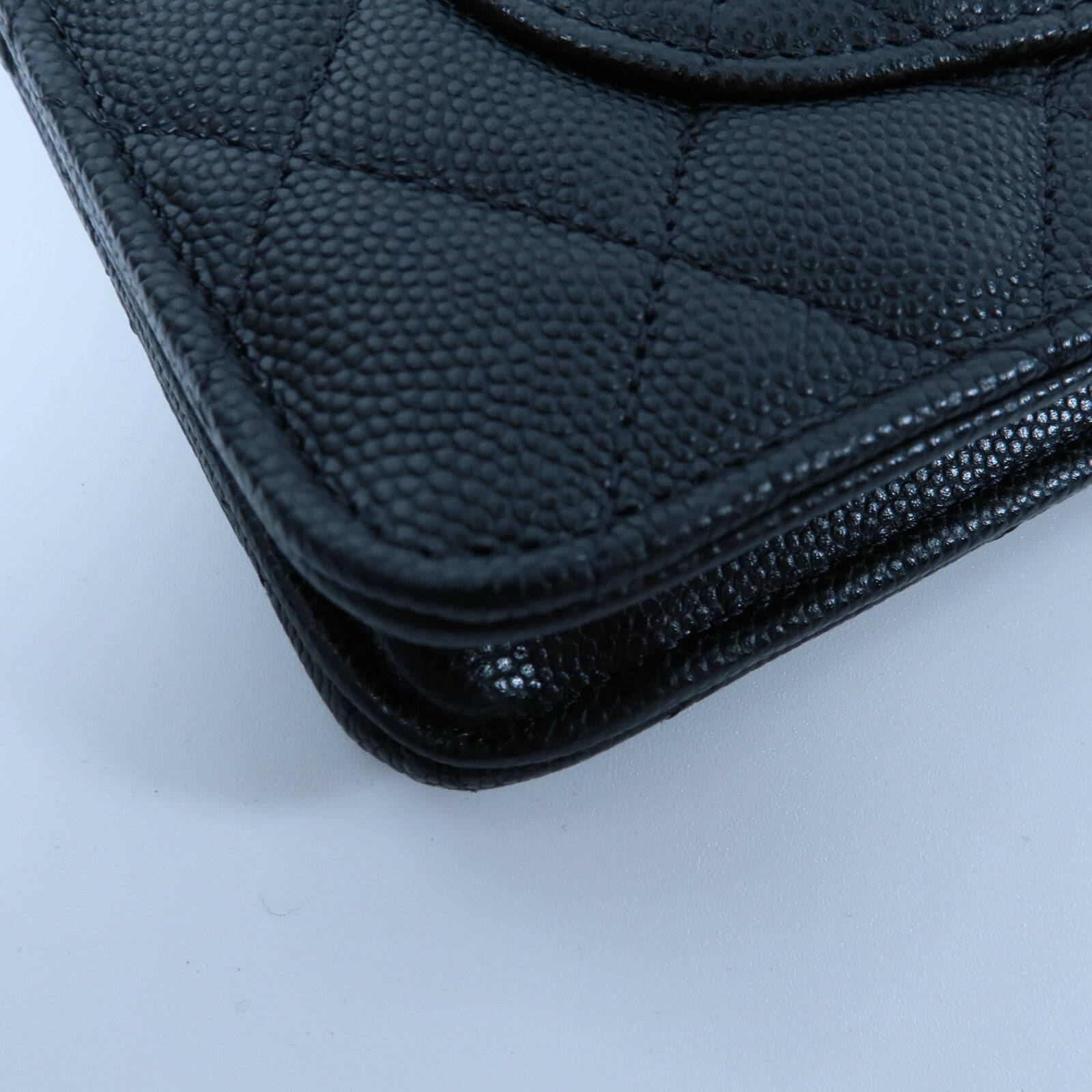 CHANEL 牛皮皮革WOC Wallet On Chain鏈帶肩背袋