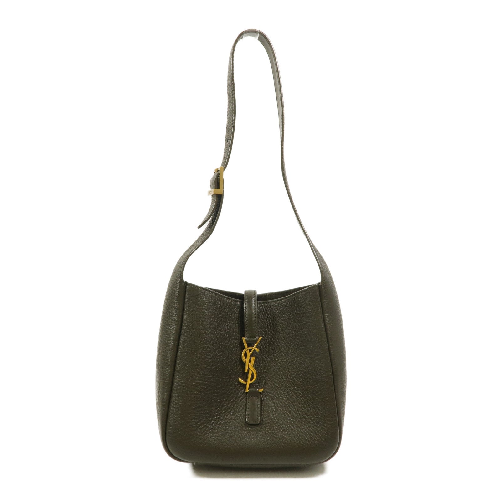 SAINT LAURENT 牛皮皮革Le 5 A 7 Baby Hobo Bag肩背袋