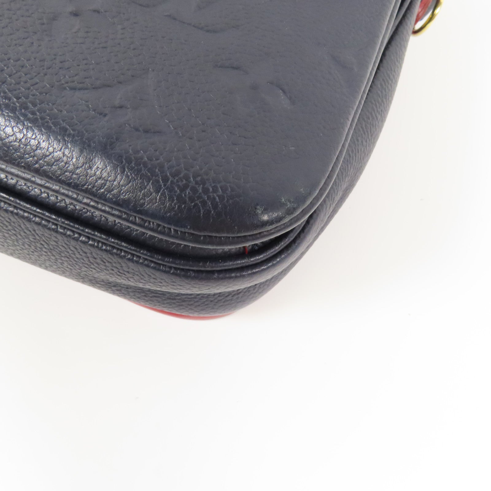 LOUIS VUITTON Monogram Empreinte Pochette Metis金扣手挽肩背兩用袋