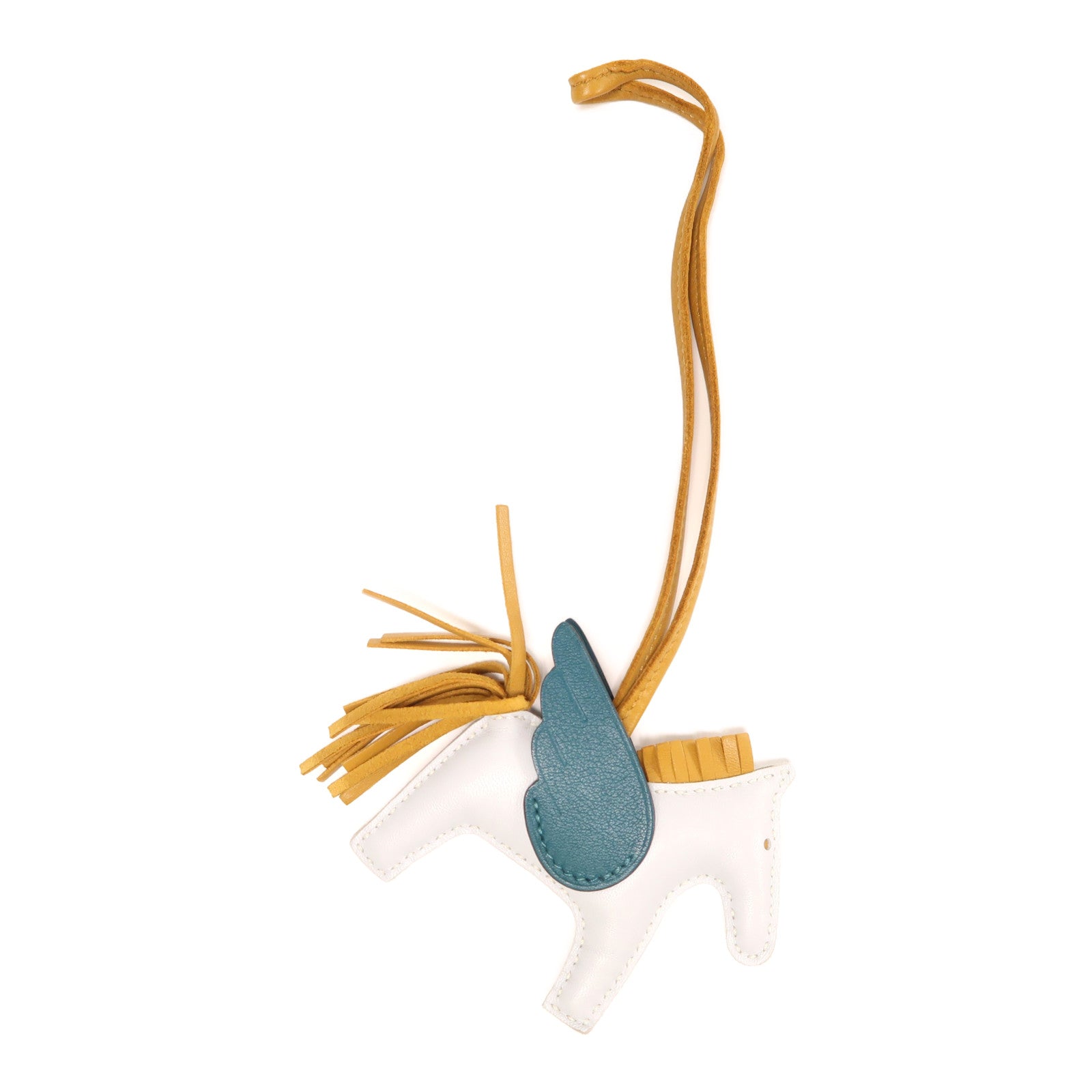 HERMES Swift皮革Rodeo Pegase PM掛飾