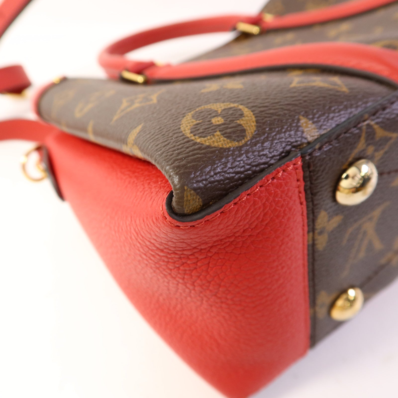 LOUIS VUITTON Monogram Soufflot BB金扣手挽肩背兩用袋