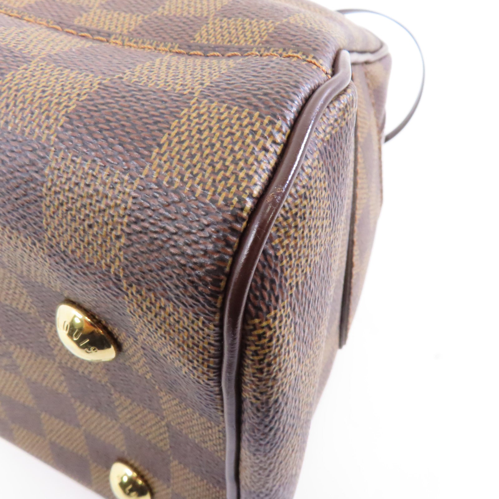LOUIS VUITTON (PRICE DOWN) LV GHW Ebene Duomo Handbag N60008 Damier Brown