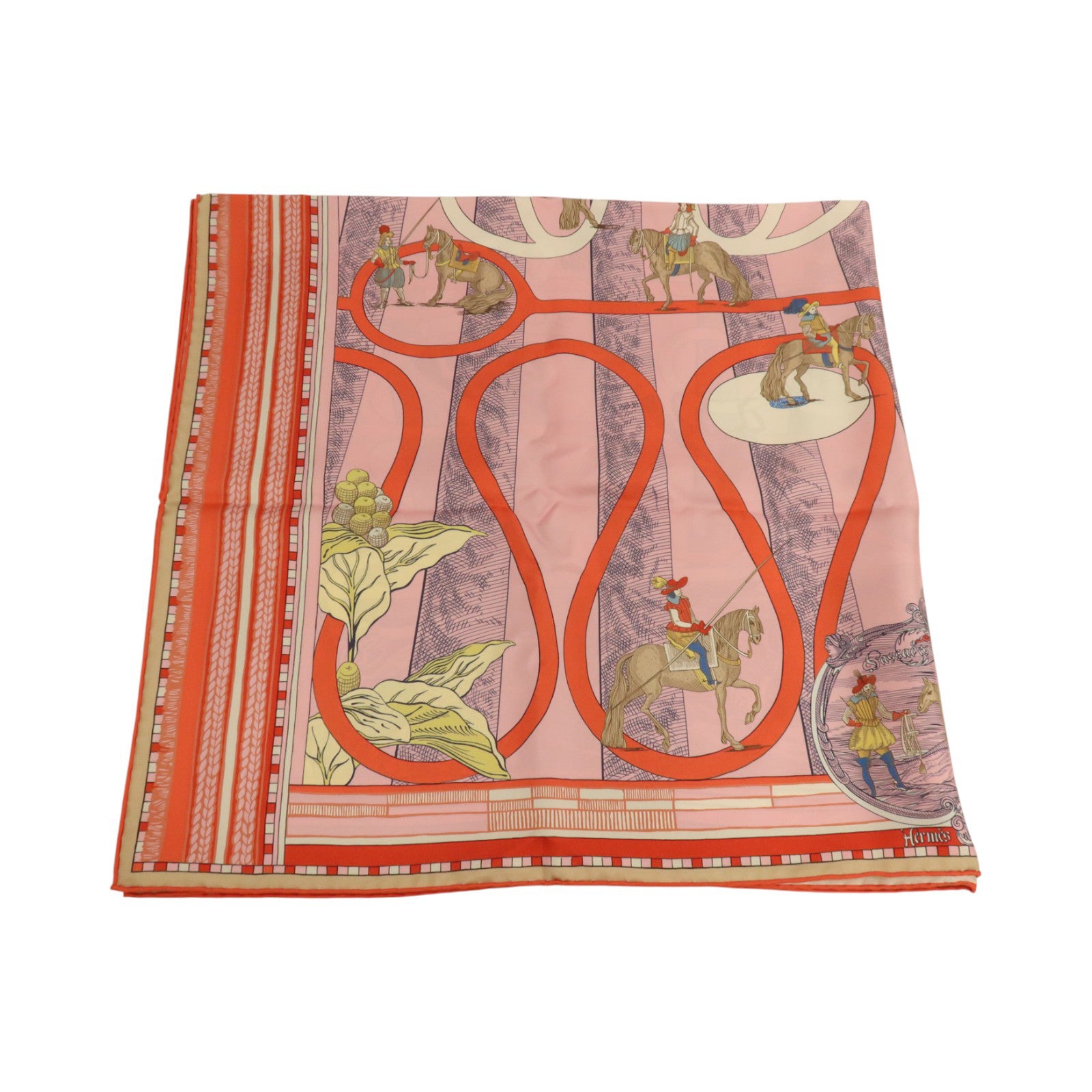 HERMES 絲質Scarf 90x90cm絲巾