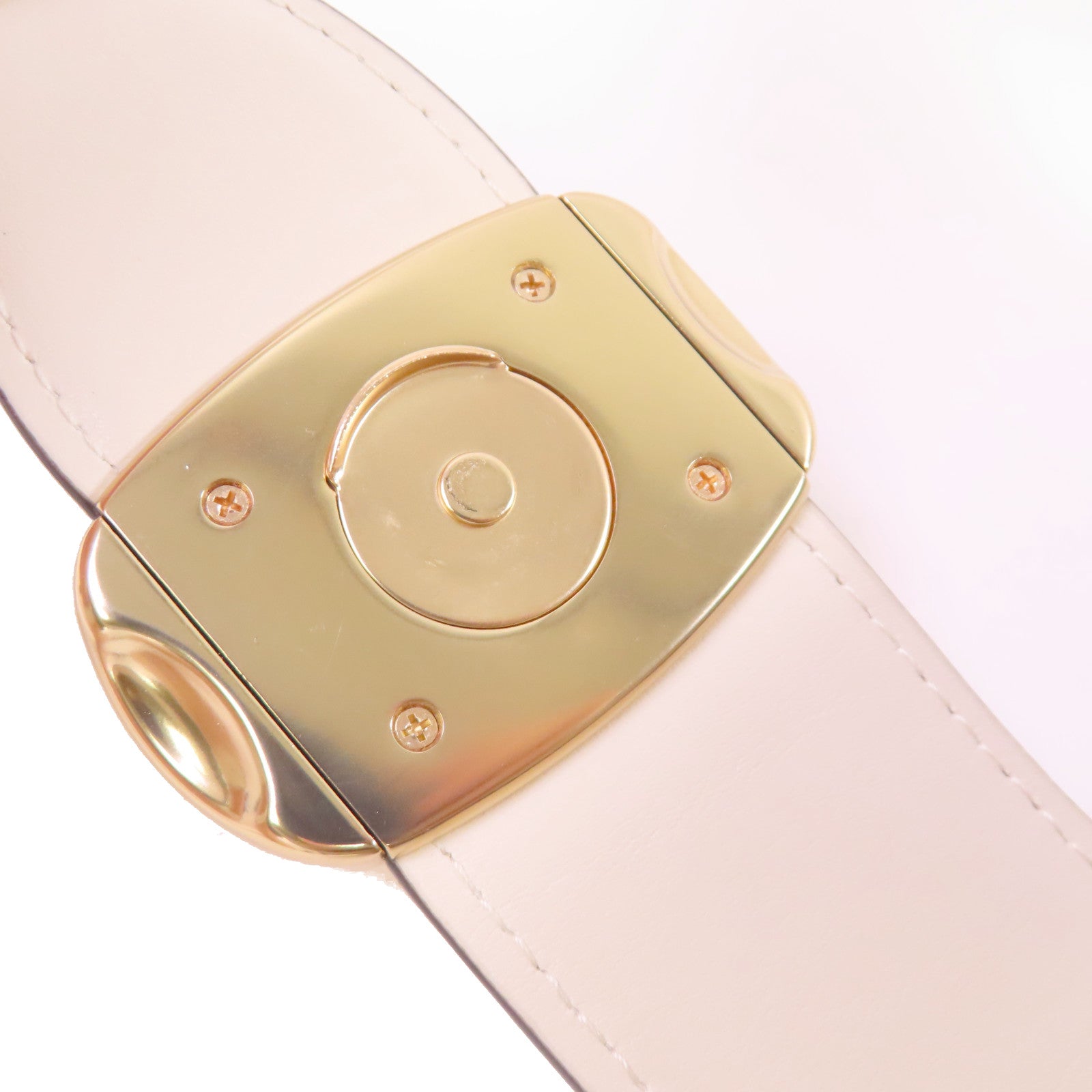 COACH 塗層帆布Eliza Shoulder Bag金扣肩背袋啡色/白色