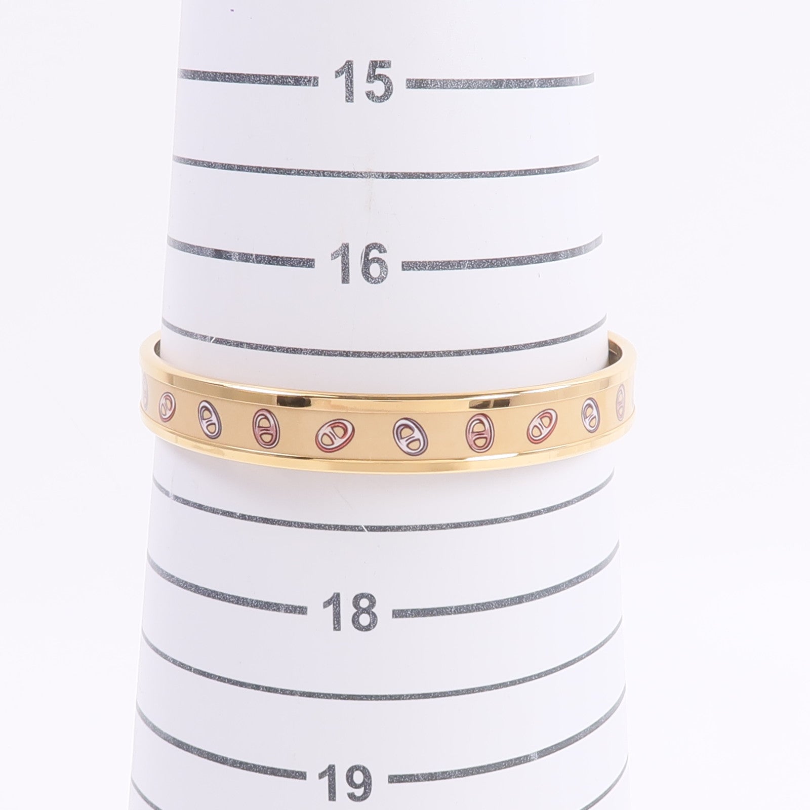 HERMES 金屬/琺瑯Funny Ice Cream Bangle手鐲Faubourg