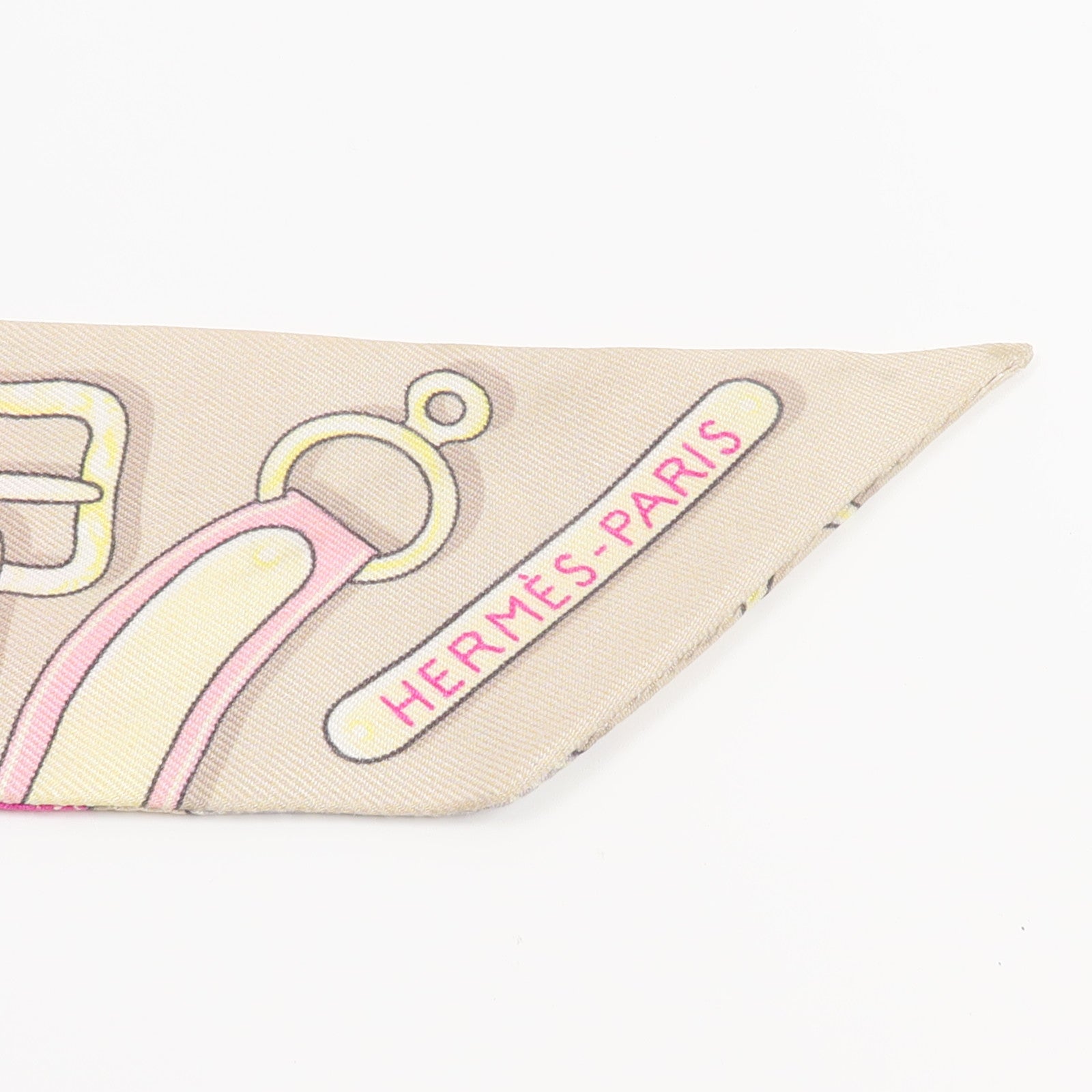 HERMES 【激減優惠】絲質Twilly絲巾