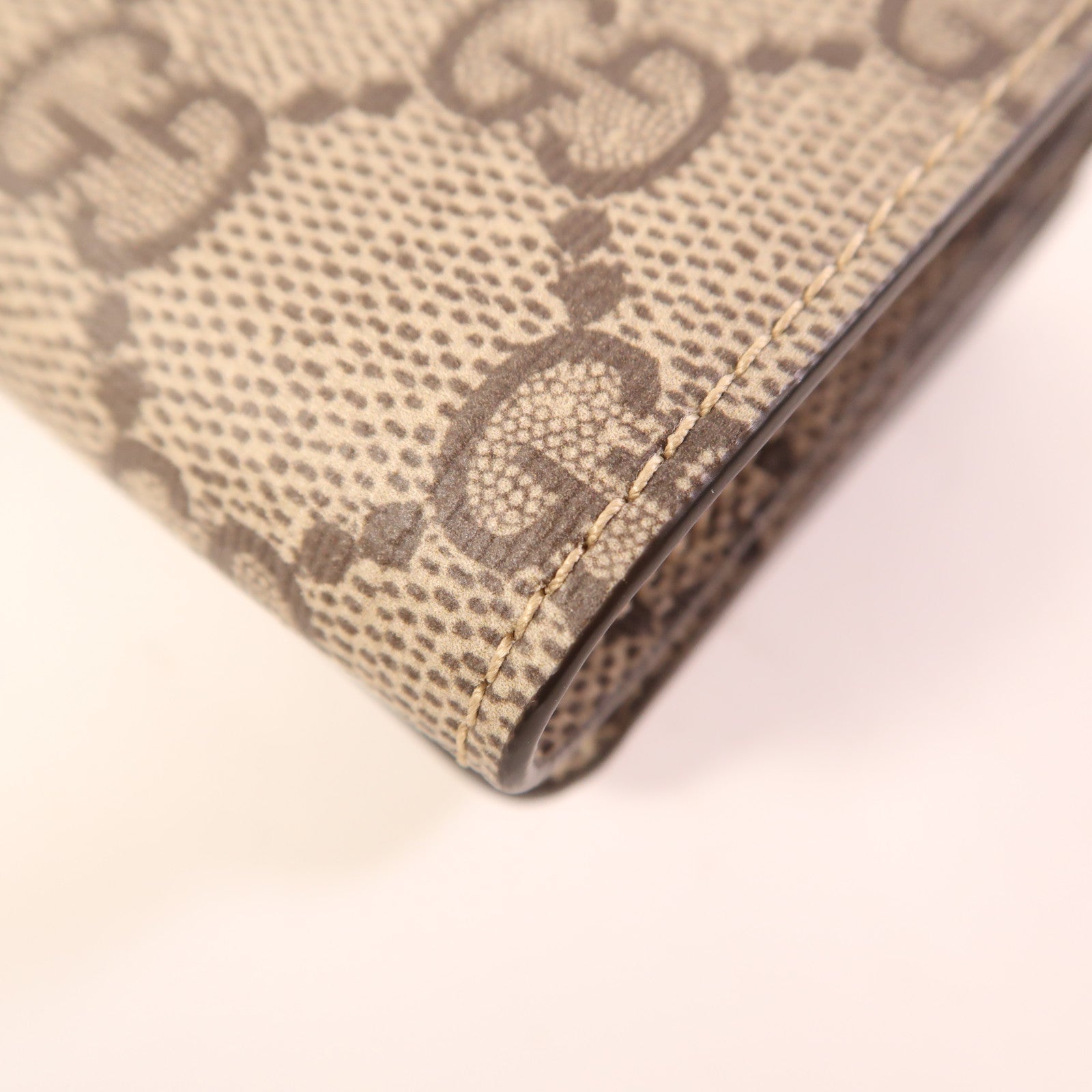 GUCCI 塗層帆布Gucci x Balenciaga Wallet金扣