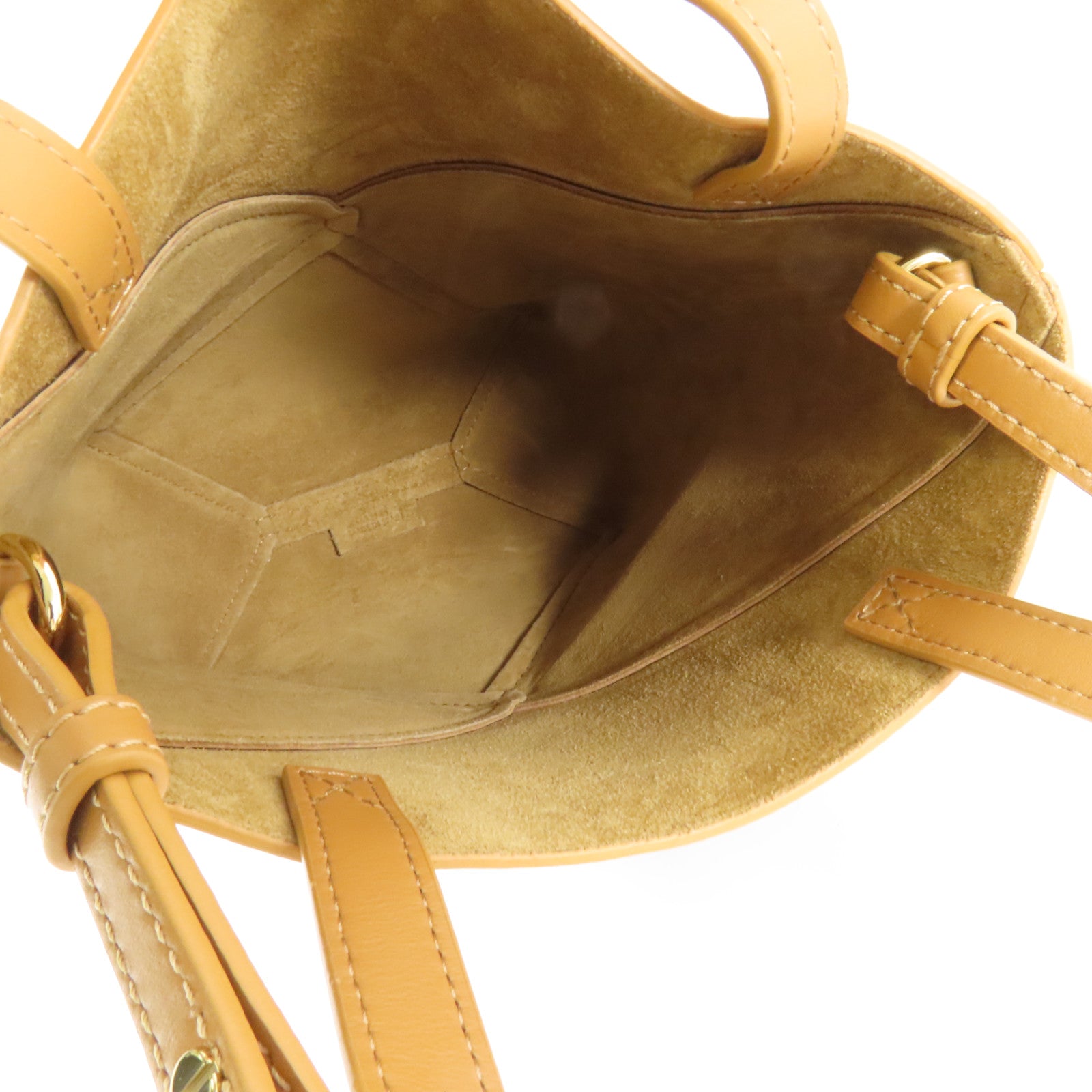 LOEWE 牛皮皮革Puzzle Mini Fold Bag金扣手挽肩背兩用袋