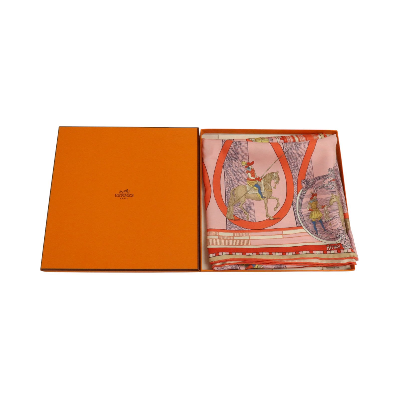 HERMES 絲質Scarf 90x90cm絲巾