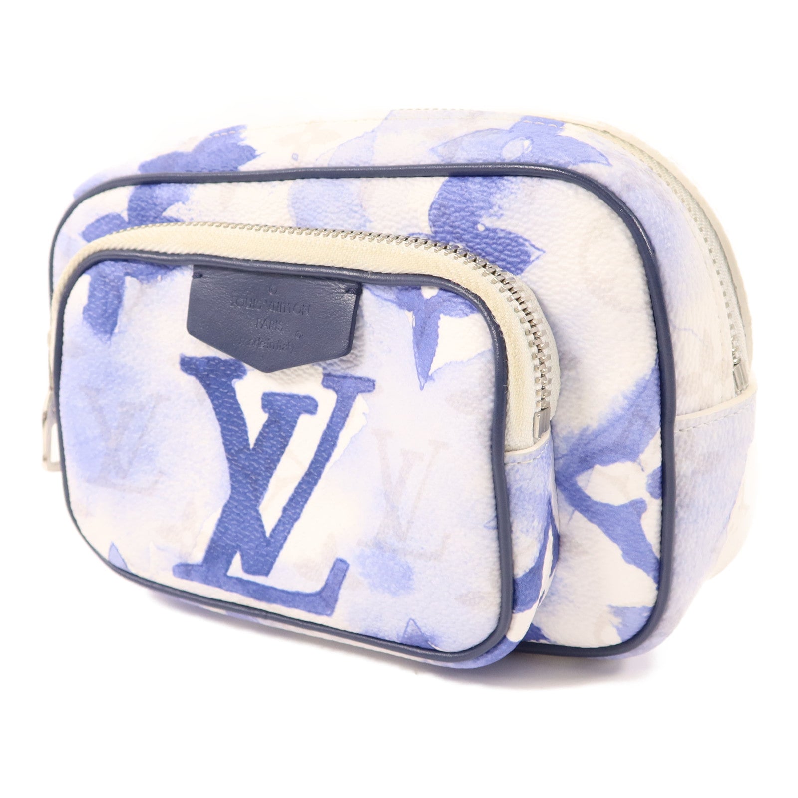 LOUIS VUITTON 【激減優惠】Monogram Watercolor Outdoor Pochette銀扣腰包/肩背袋
