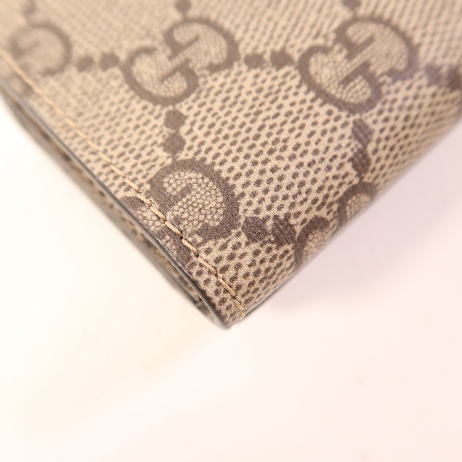 GUCCI 塗層帆布Gucci x Balenciaga Wallet金扣