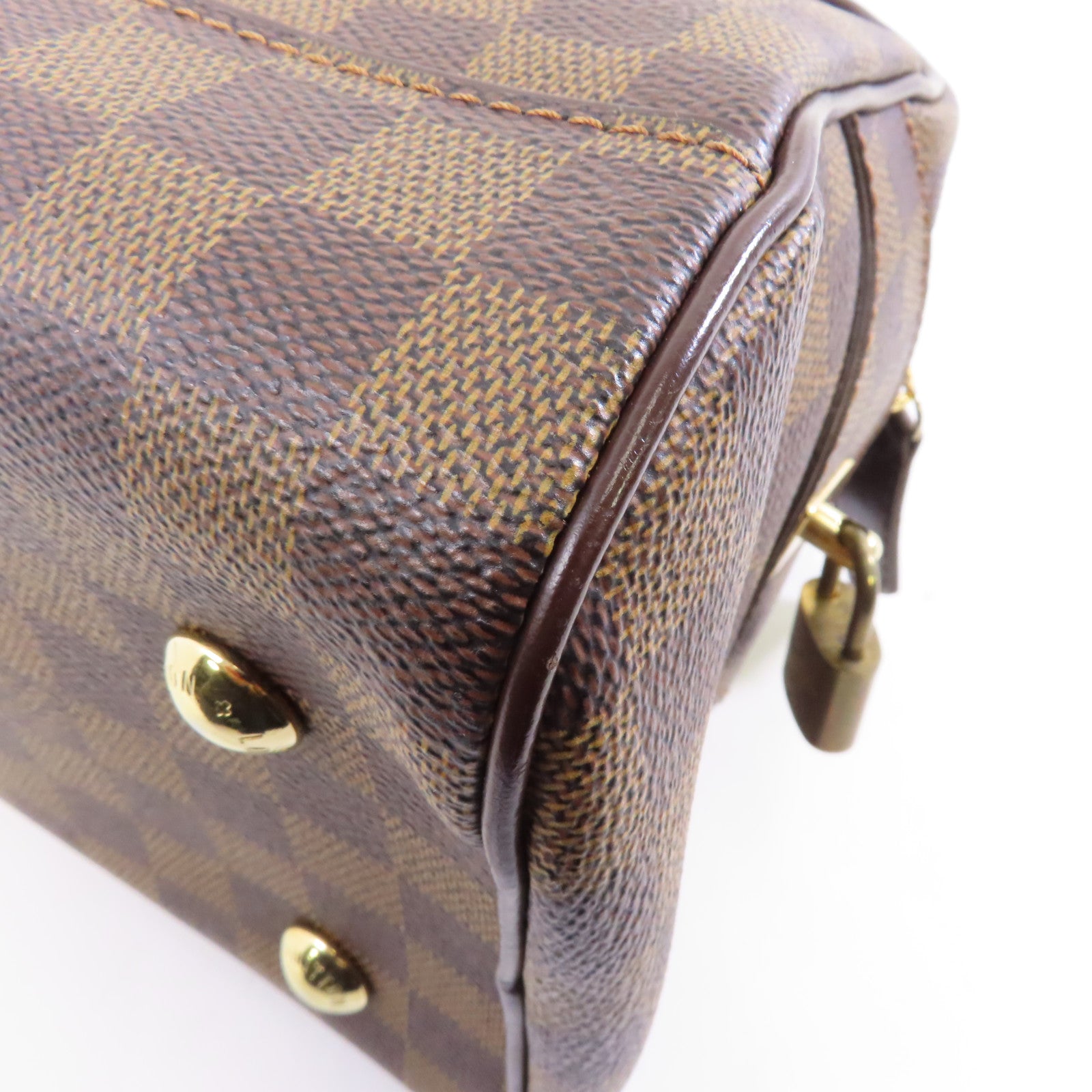 LOUIS VUITTON (PRICE DOWN) LV GHW Ebene Duomo Handbag N60008 Damier Brown