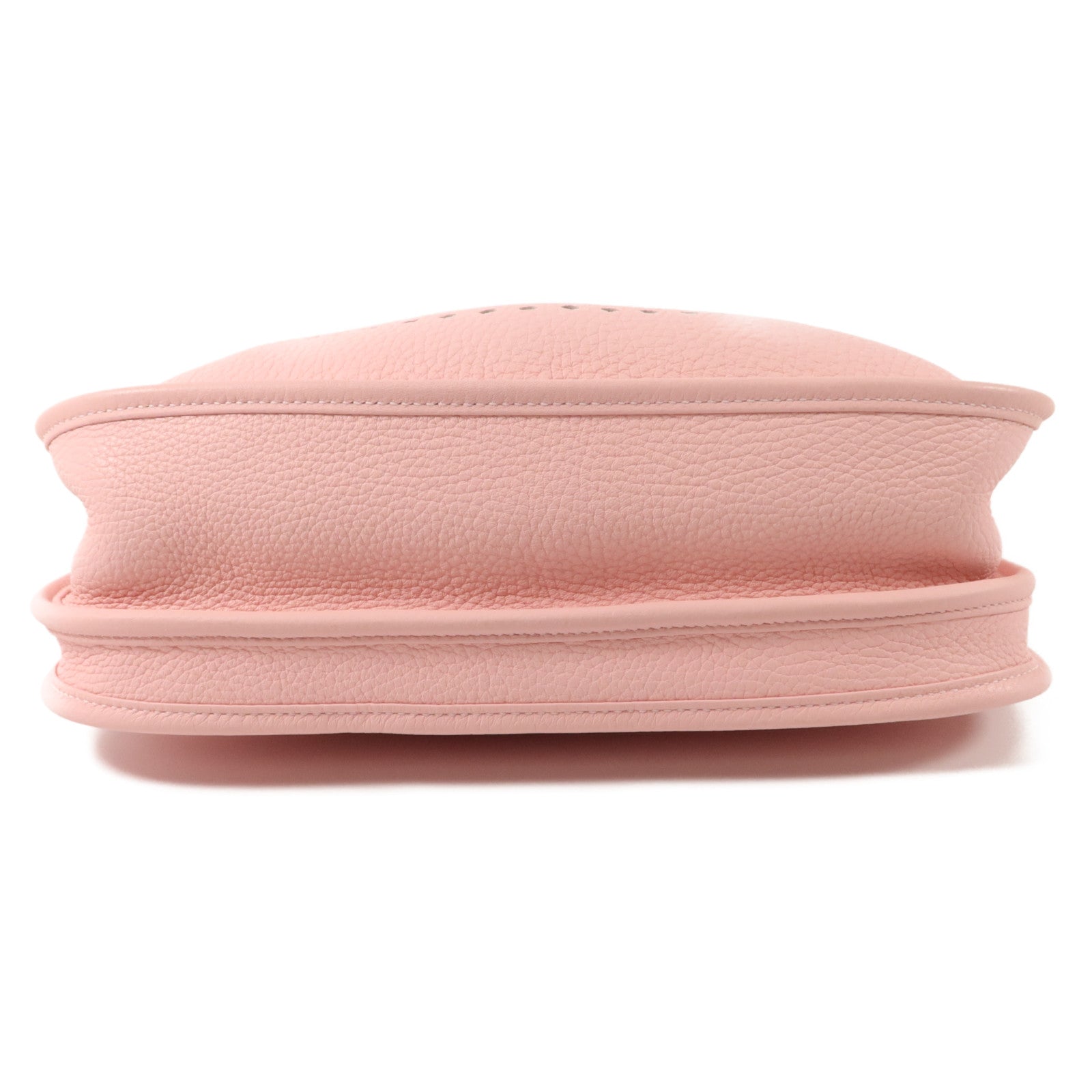 HERMES Clemence皮革Evelyne PM肩背袋Rose Sakura