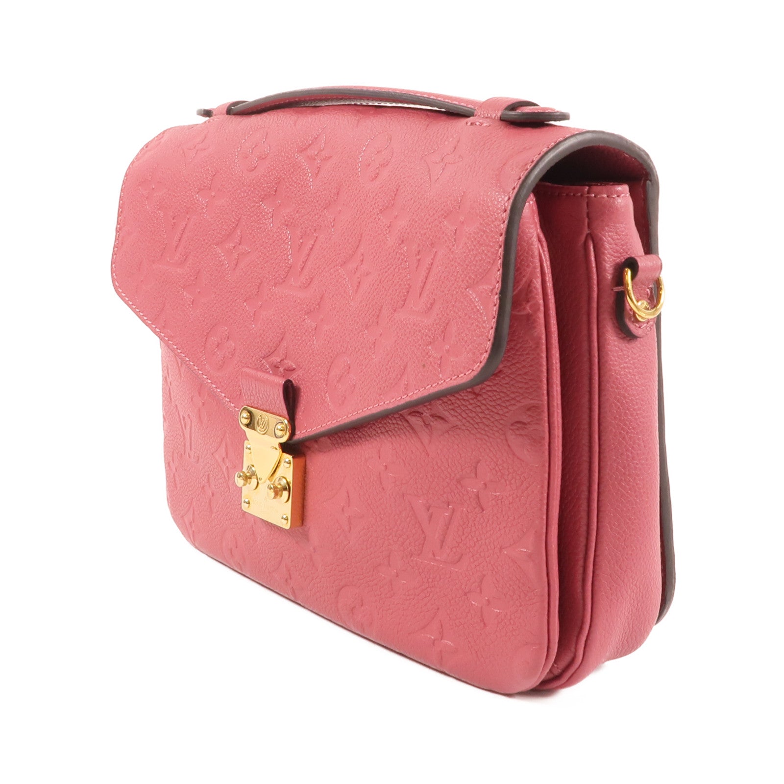 LOUIS VUITTON Monogram Empreinte Pochette Metis金扣手挽肩背兩用袋