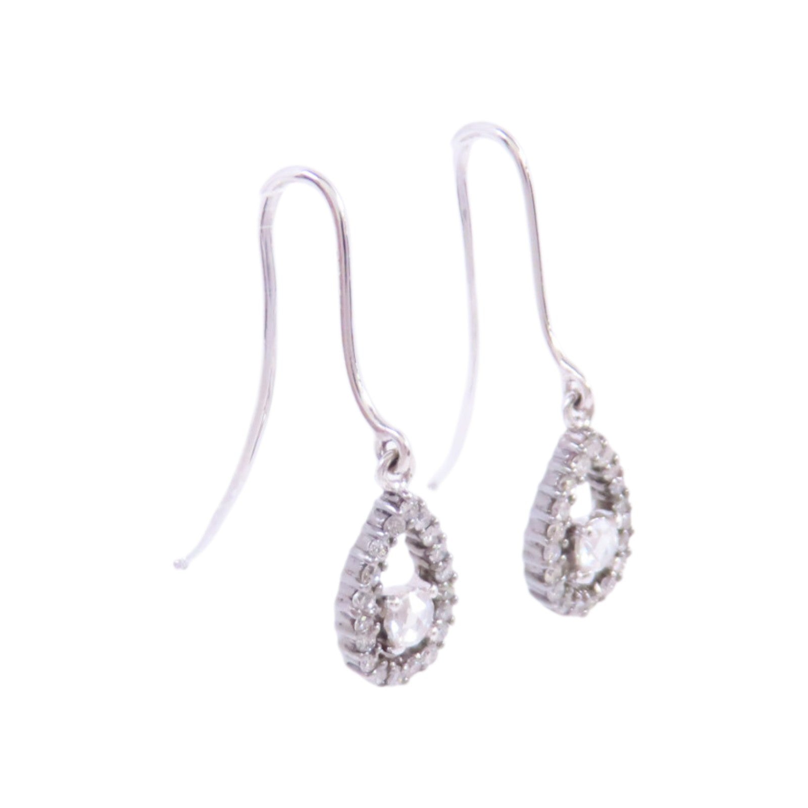 JEWELRY 【激減優惠】18K白金/鑽石Diamond Earrings耳環